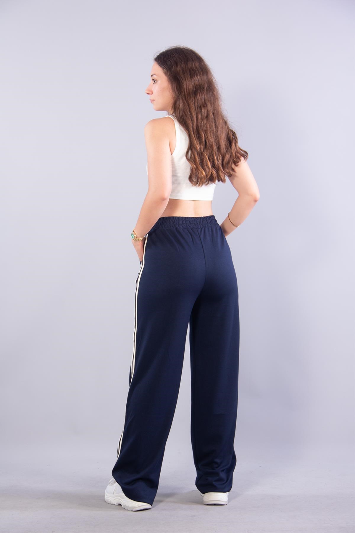 Pantolonmckanzie26770 Modal Kumaş Şeritli Pantolonkadınerkek