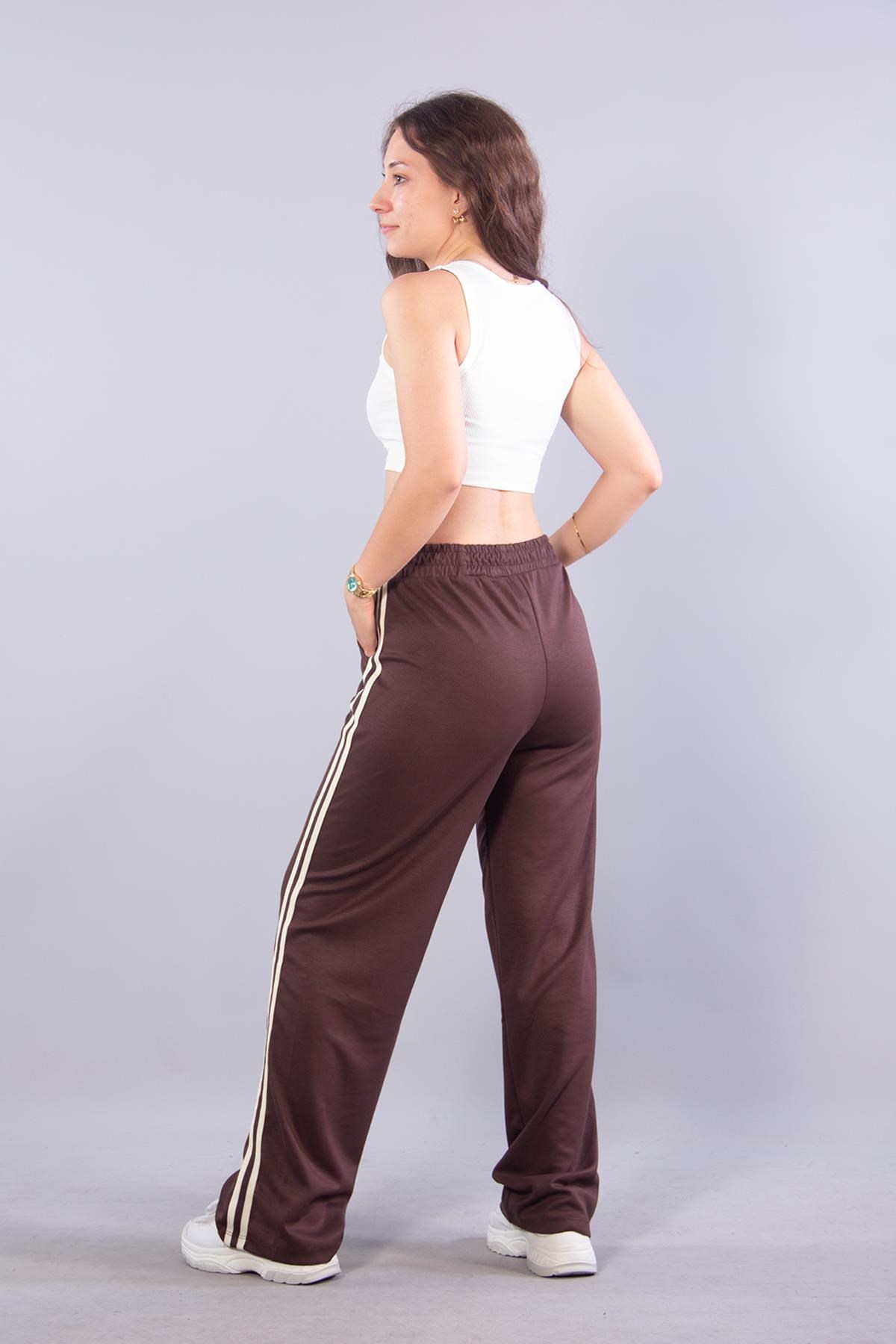 Pantolonmckanzie26770 Modal Kumaş Şeritli Pantolonkadınerkek