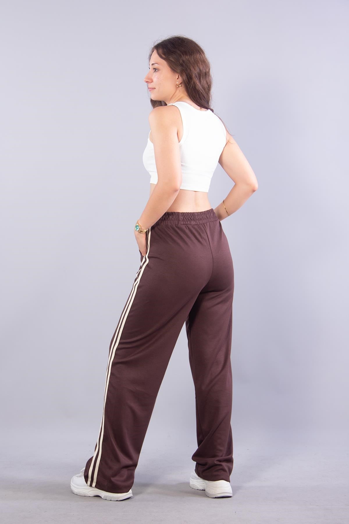 Pantolonmckanzie26770 Modal Kumaş Şeritli Pantolonkadınerkek
