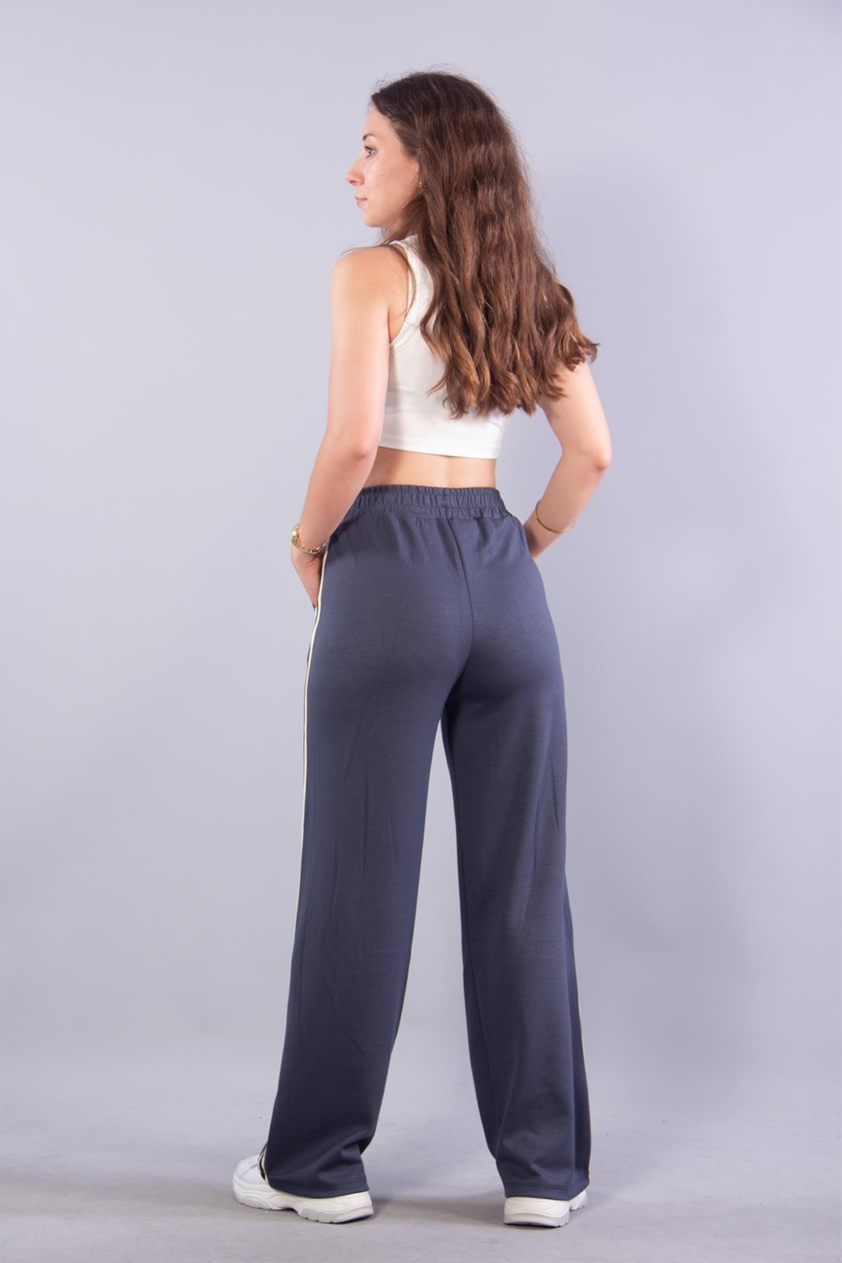 Pantolonmckanzie26770 Modal Kumaş Şeritli Pantolonkadınerkek