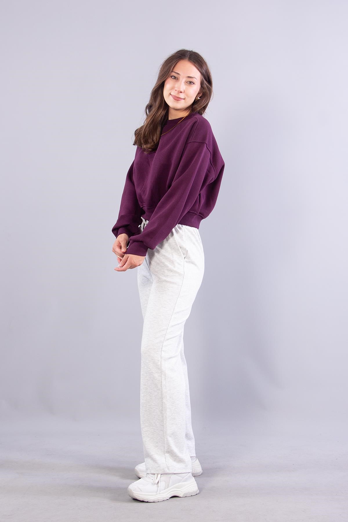 Sweatmckanzie2705 Reglan Kol Altı Ribanalı Kısa Sweatkadınerkek