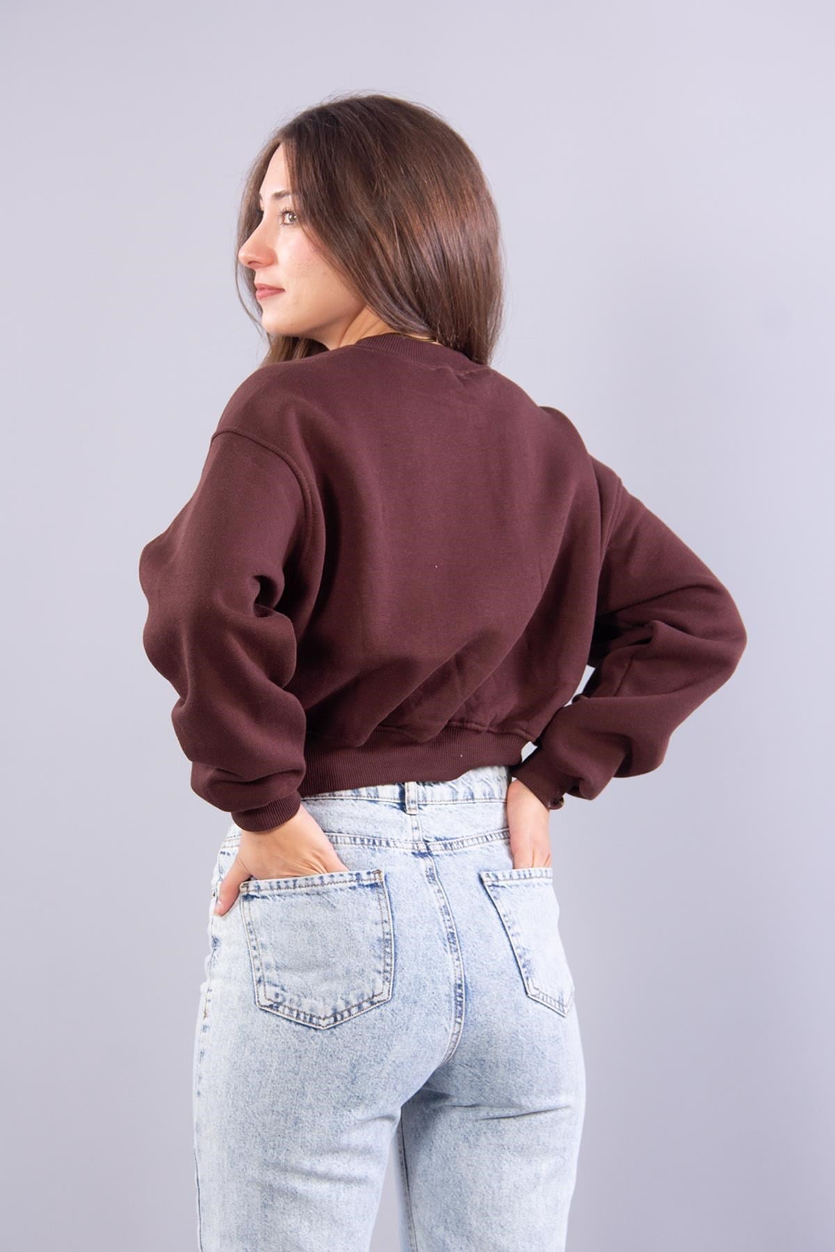 Sweatmckanzie2705 Reglan Kol Altı Ribanalı Kısa Sweatkadınerkek