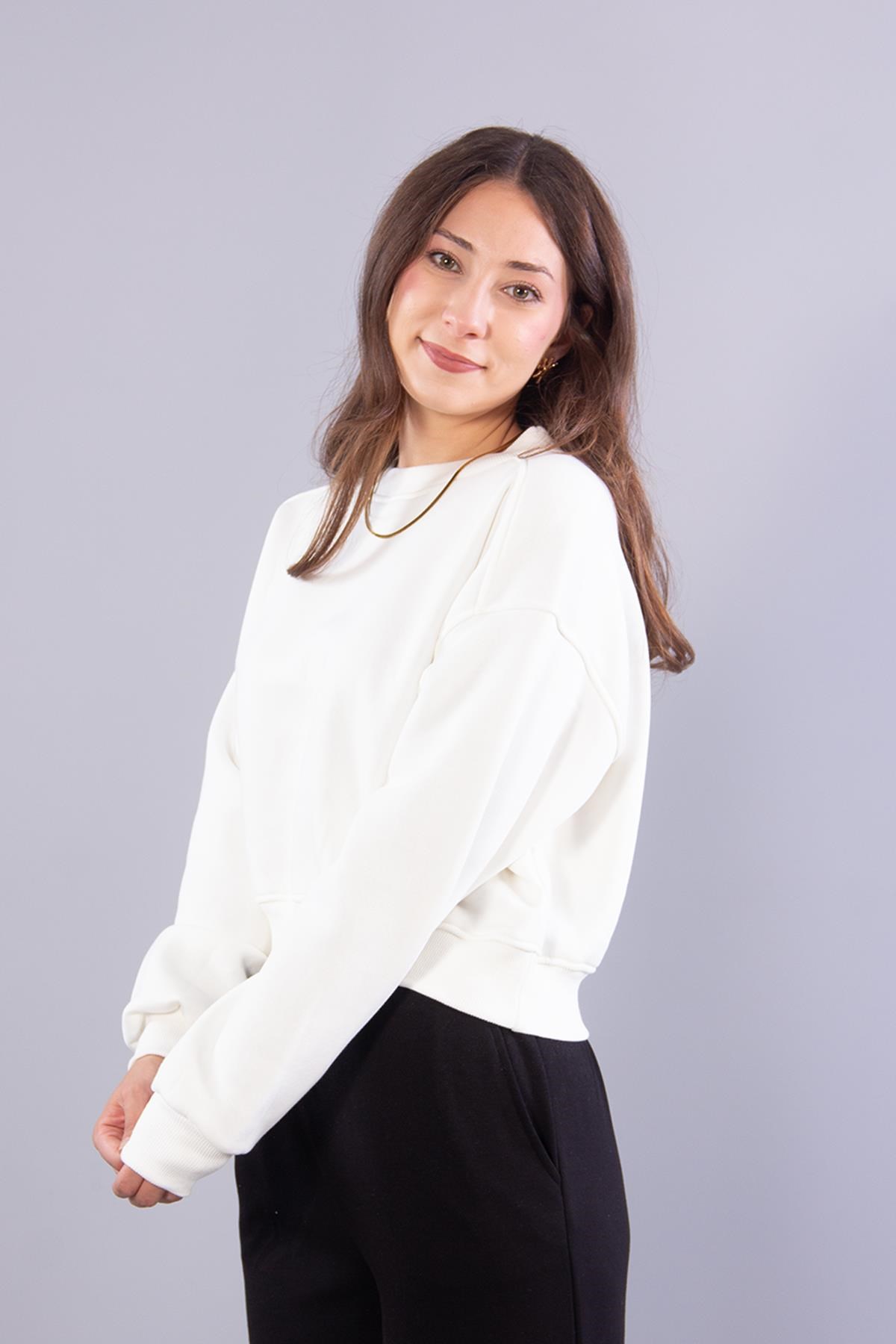 Sweatmckanzie2705 Reglan Kol Altı Ribanalı Kısa Sweatkadınerkek