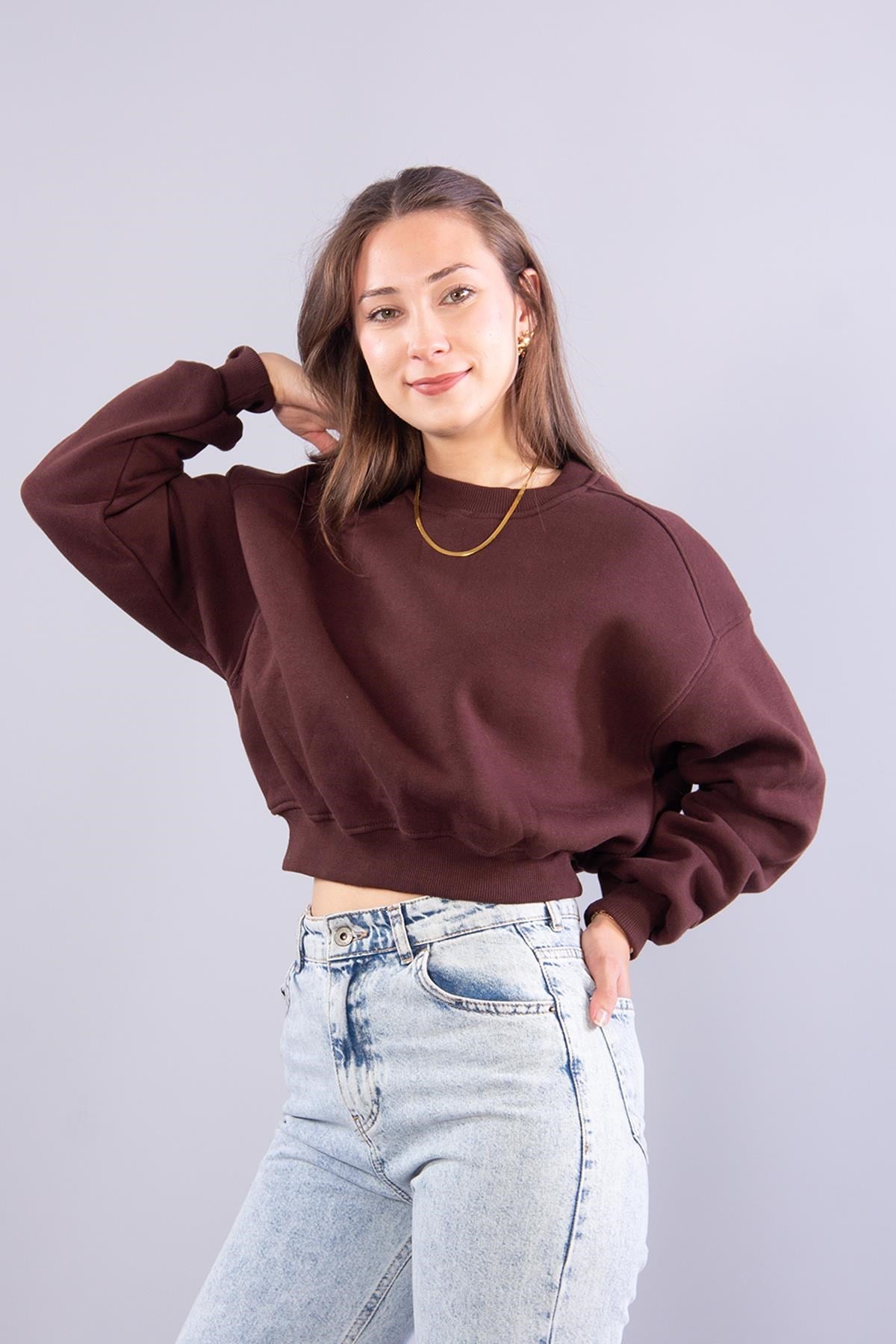 Sweatmckanzie2705 Reglan Kol Altı Ribanalı Kısa Sweatkadınerkek