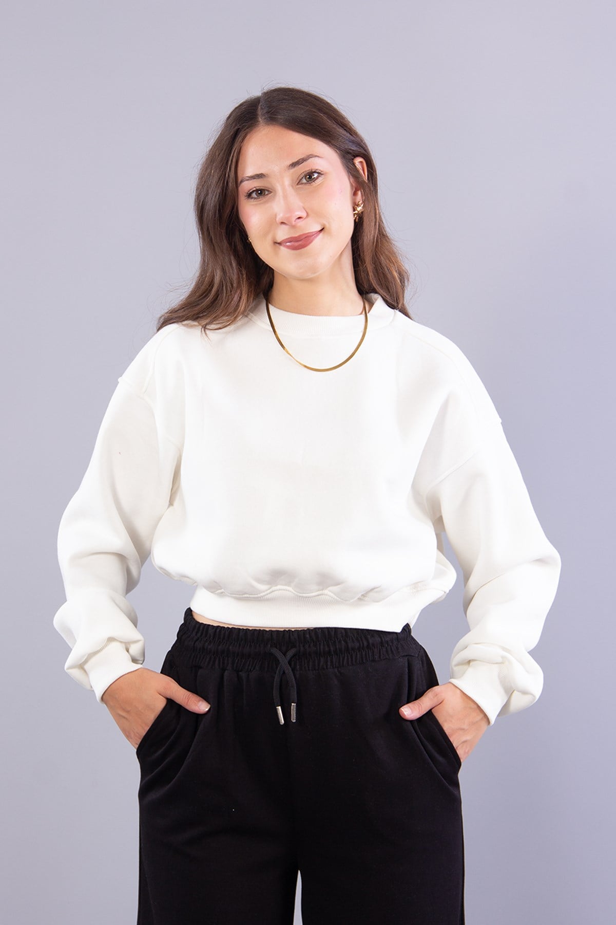 Sweatmckanzie2705 Reglan Kol Altı Ribanalı Kısa Sweatkadınerkek