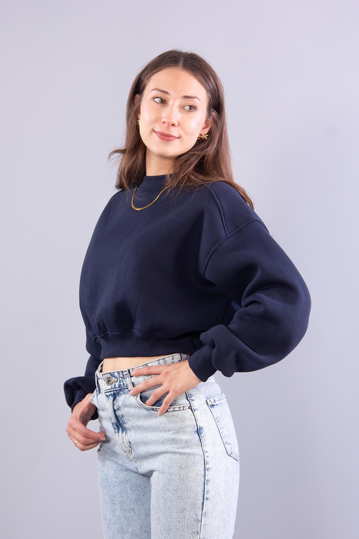 Sweatmckanzie2705 Reglan Kol Altı Ribanalı Kısa Sweatkadınerkek