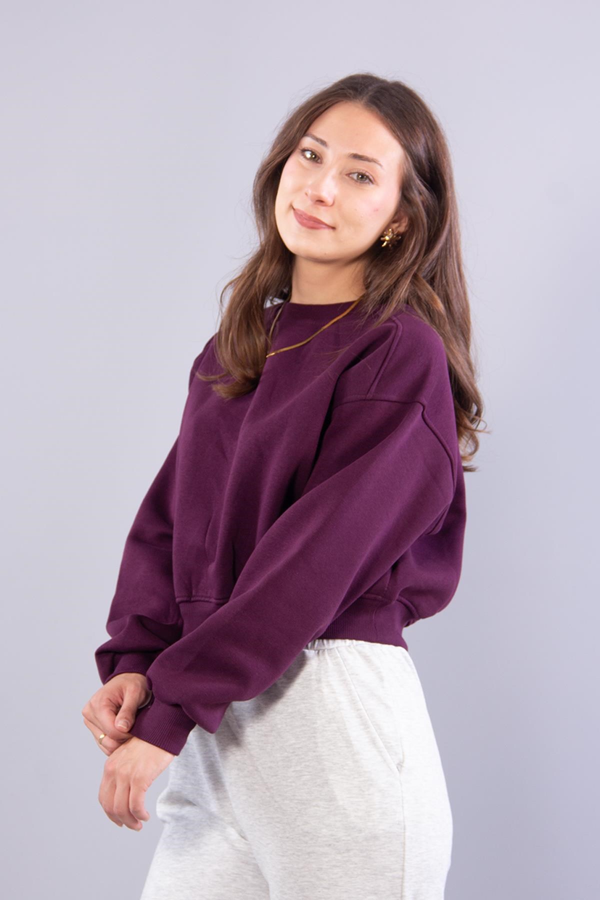 Sweatmckanzie2705 Reglan Kol Altı Ribanalı Kısa Sweatkadınerkek