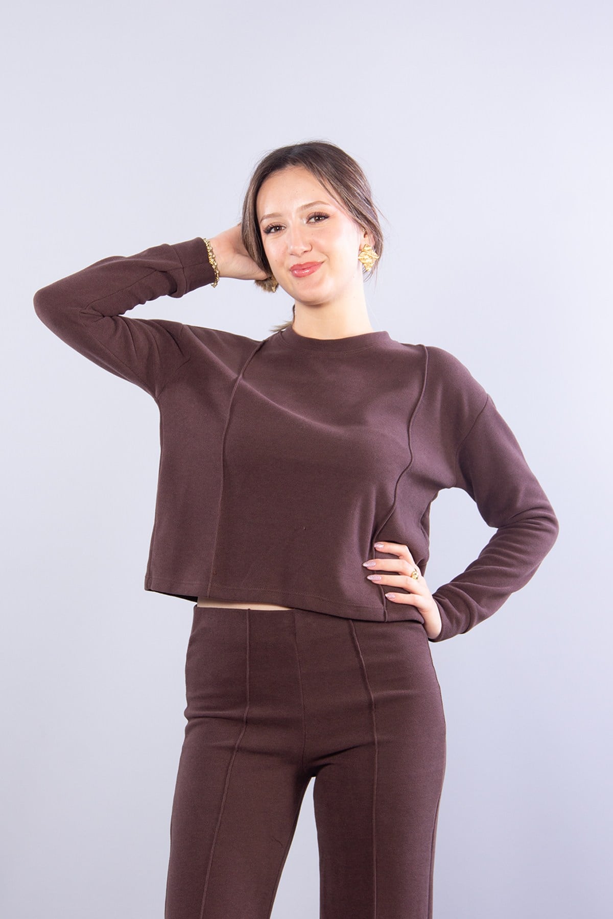 Takımmckanzie27101 Pantolon Alt Fitilli O Yaka Üst Selanik Takımkadınerkek