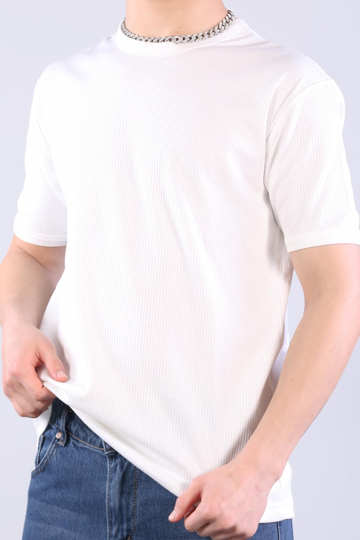 T-shirtmckanzie2915 İğne Boşaltmalı İnterlok T-shirtkadınerkek
