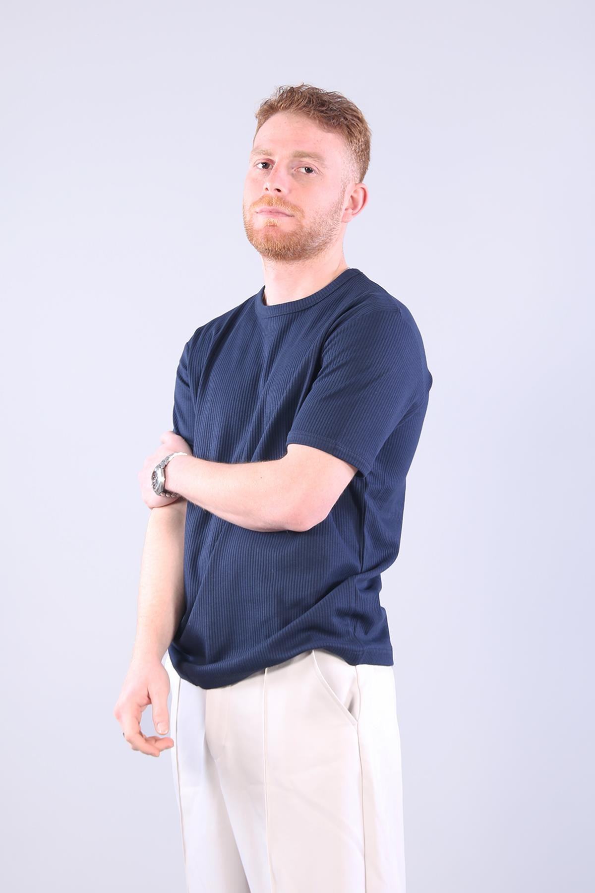 T-shirtmckanzie2915 İğne Boşaltmalı İnterlok T-shirtkadınerkek