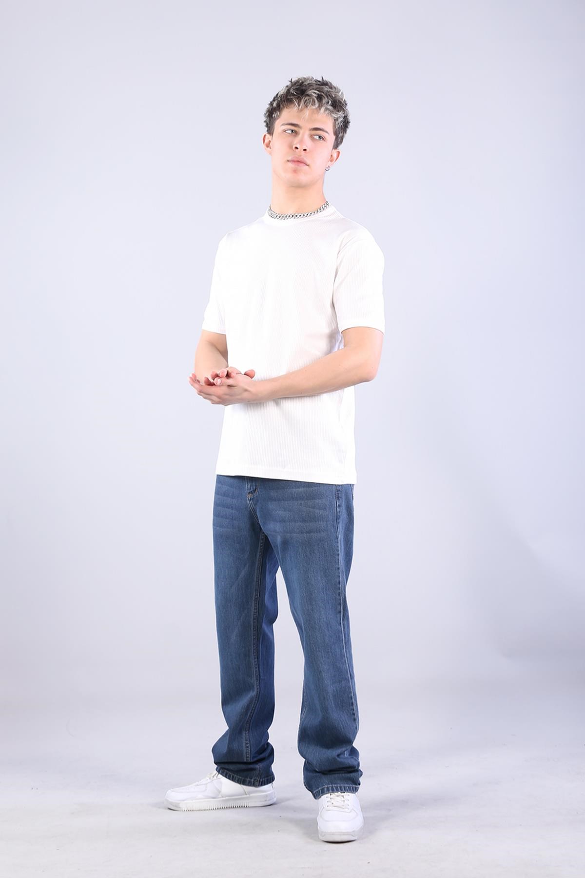 T-shirtmckanzie2915 İğne Boşaltmalı İnterlok T-shirtkadınerkek