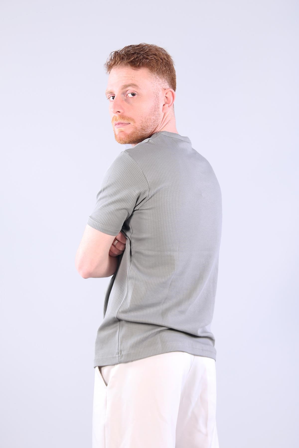 T-shirtmckanzie2915 İğne Boşaltmalı İnterlok T-shirtkadınerkek