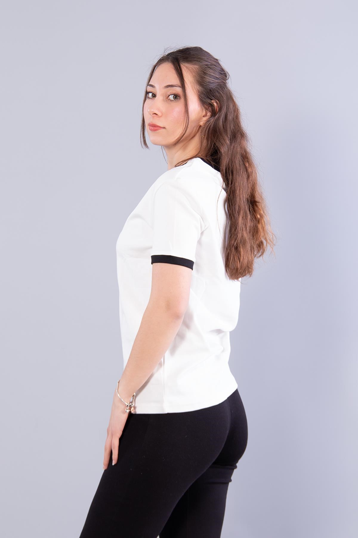 T-shirtmckanzie2943 Kol Ucu Yakası Şeritli O Yaka T-shirtkadınerkek