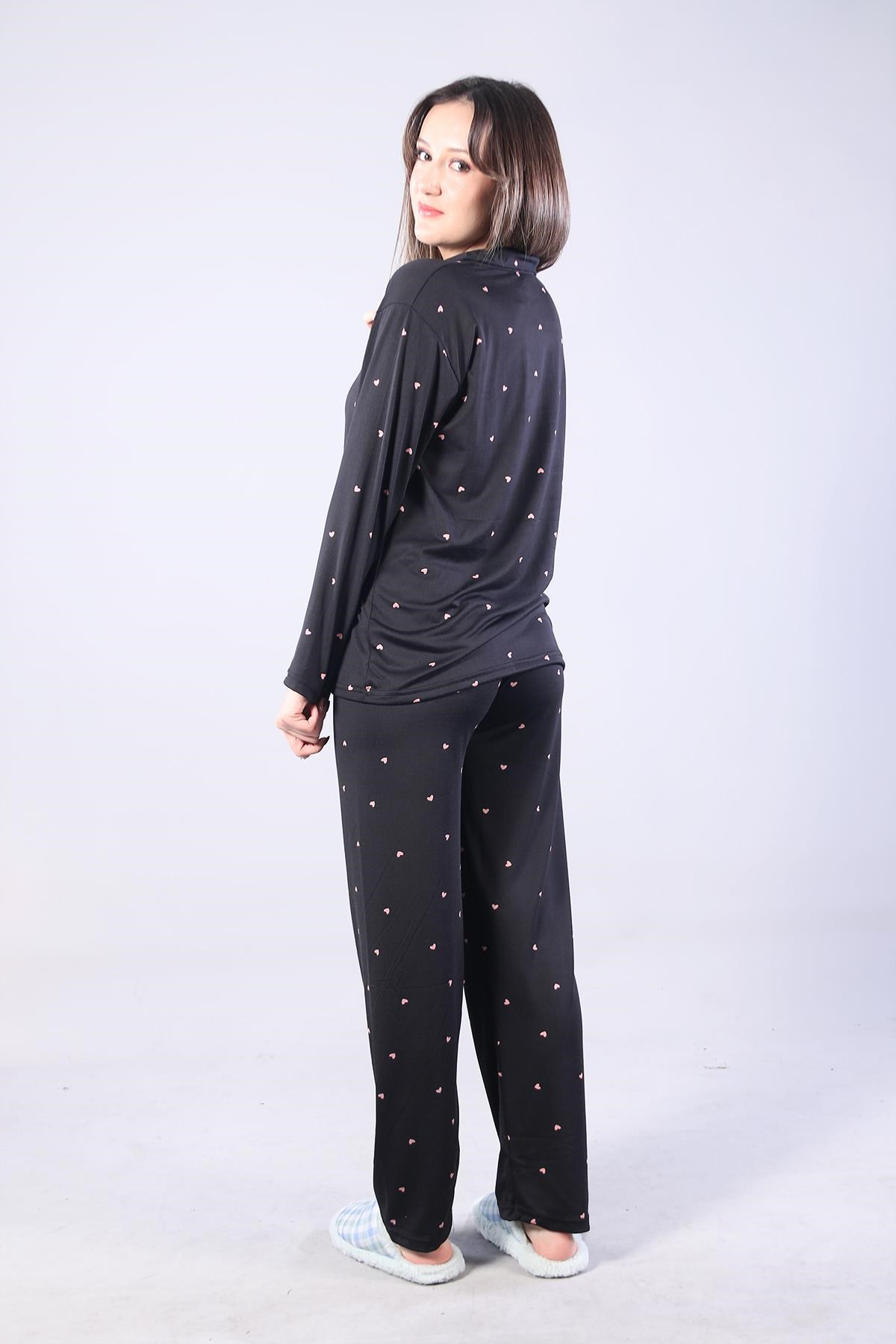 Pijama Takımımckanzie3306 Milan Soft Gömlek Yaka Uzun Kol Uzun Alt Pijama Takımıkadınerkek