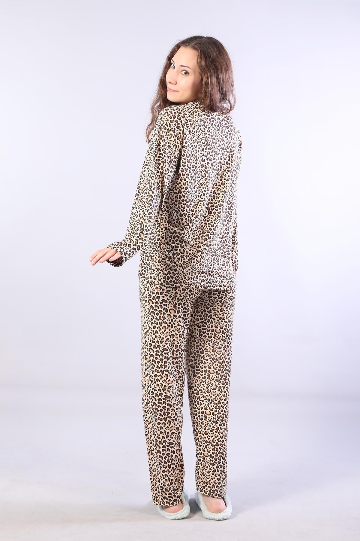 Pijama Takımımckanzie3306 Milan Soft Gömlek Yaka Uzun Kol Uzun Alt Pijama Takımıkadınerkek