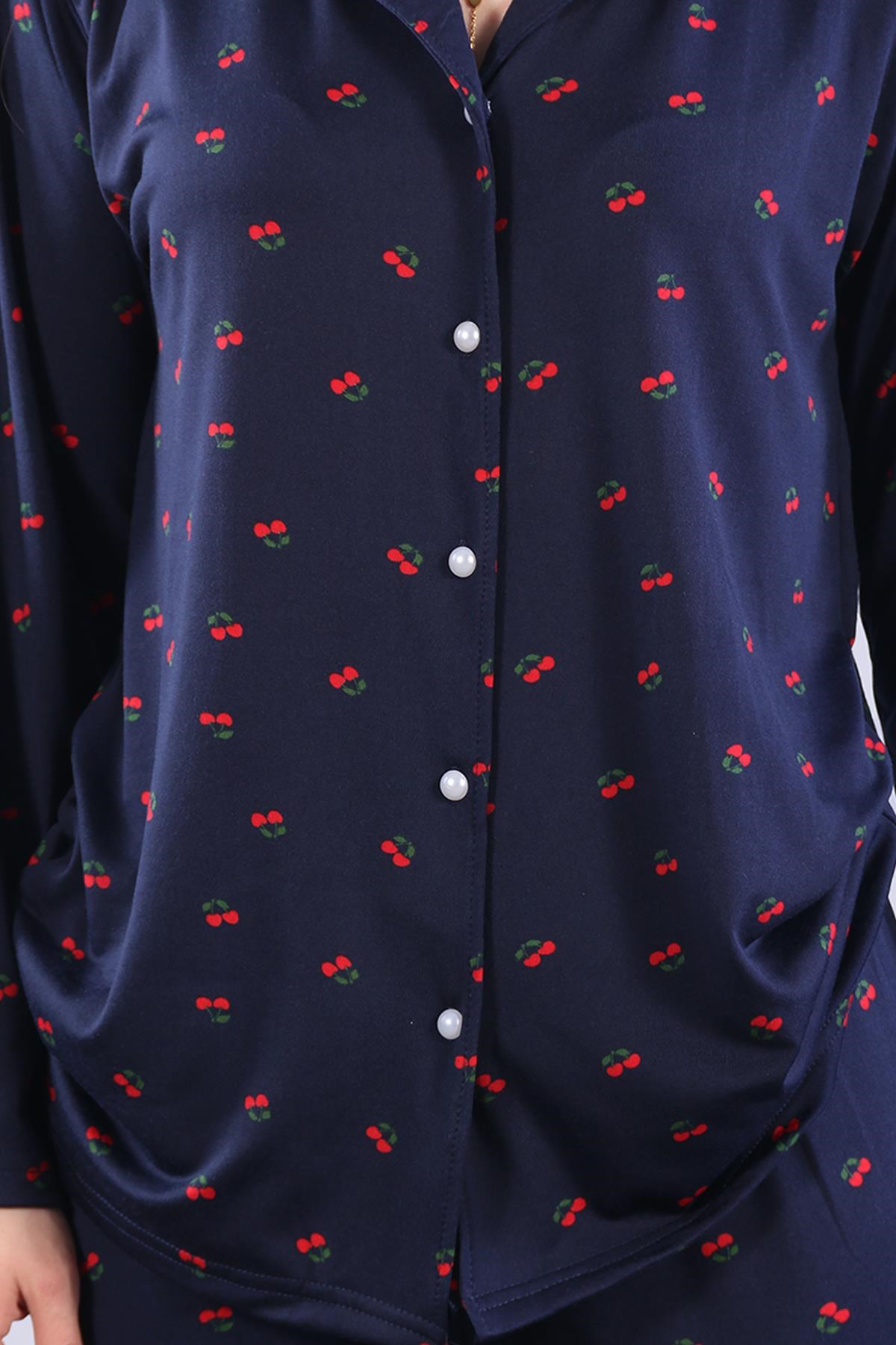 Pijama Takımımckanzie3306 Milan Soft Gömlek Yaka Uzun Kol Uzun Alt Pijama Takımıkadınerkek