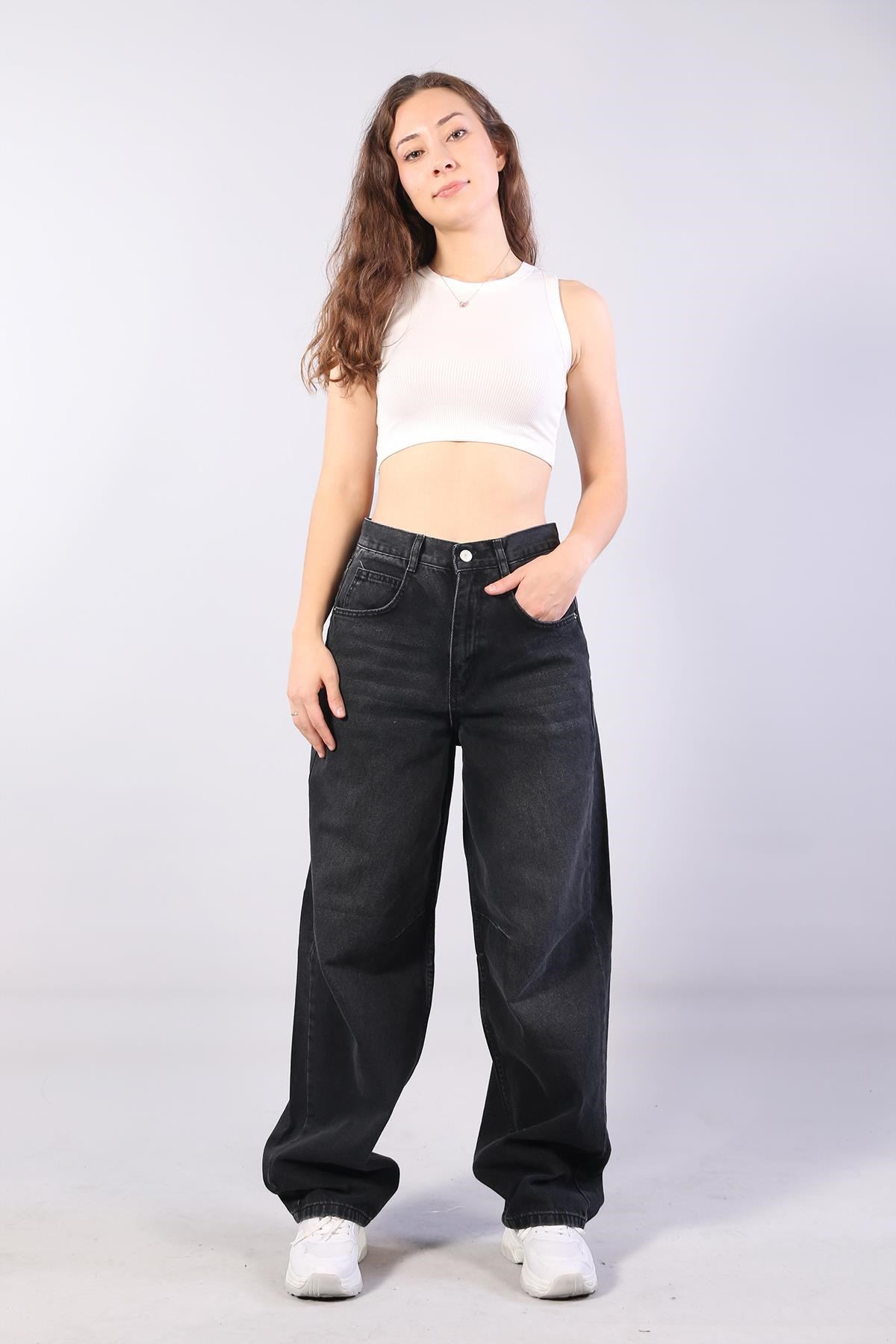 Pantolonmckanzie388 Kemer Tokalı Baggy Pantolonkadınerkek
