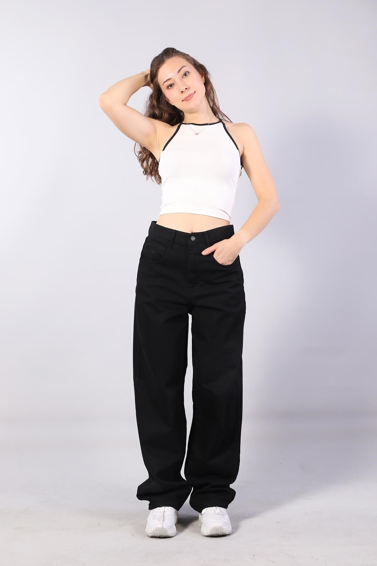 Pantolonmckanzie388 Kemer Tokalı Baggy Pantolonkadınerkek