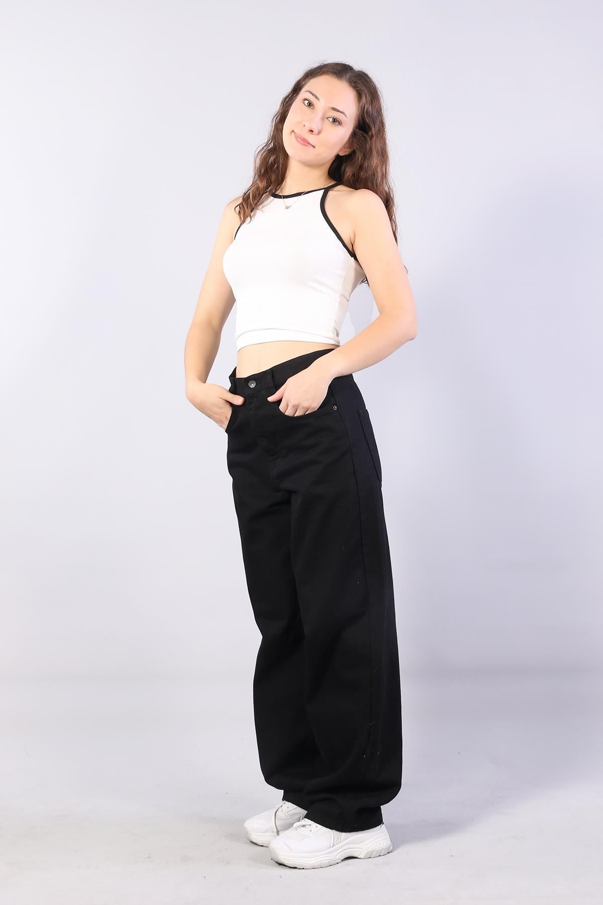 Pantolonmckanzie388 Kemer Tokalı Baggy Pantolonkadınerkek