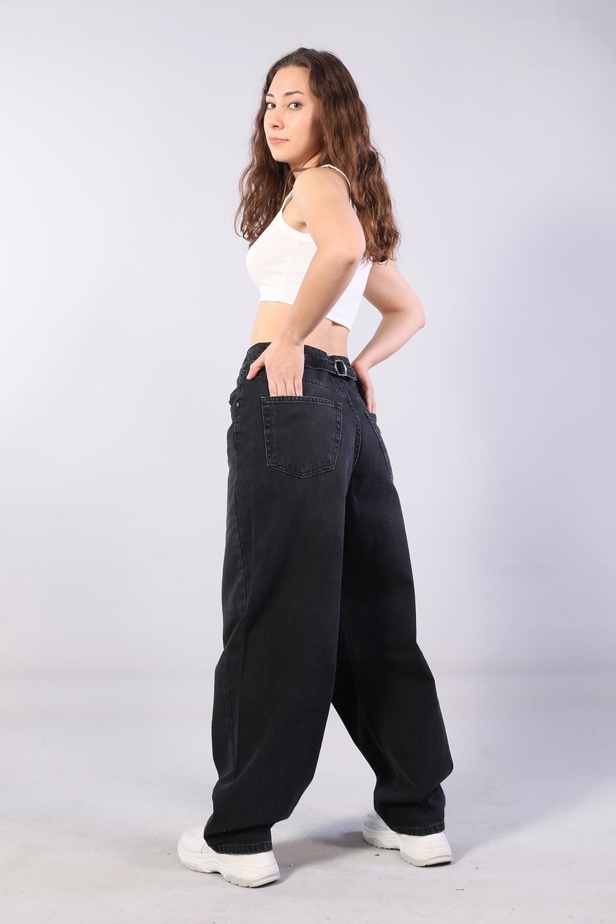 Pantolonmckanzie388 Kemer Tokalı Baggy Pantolonkadınerkek
