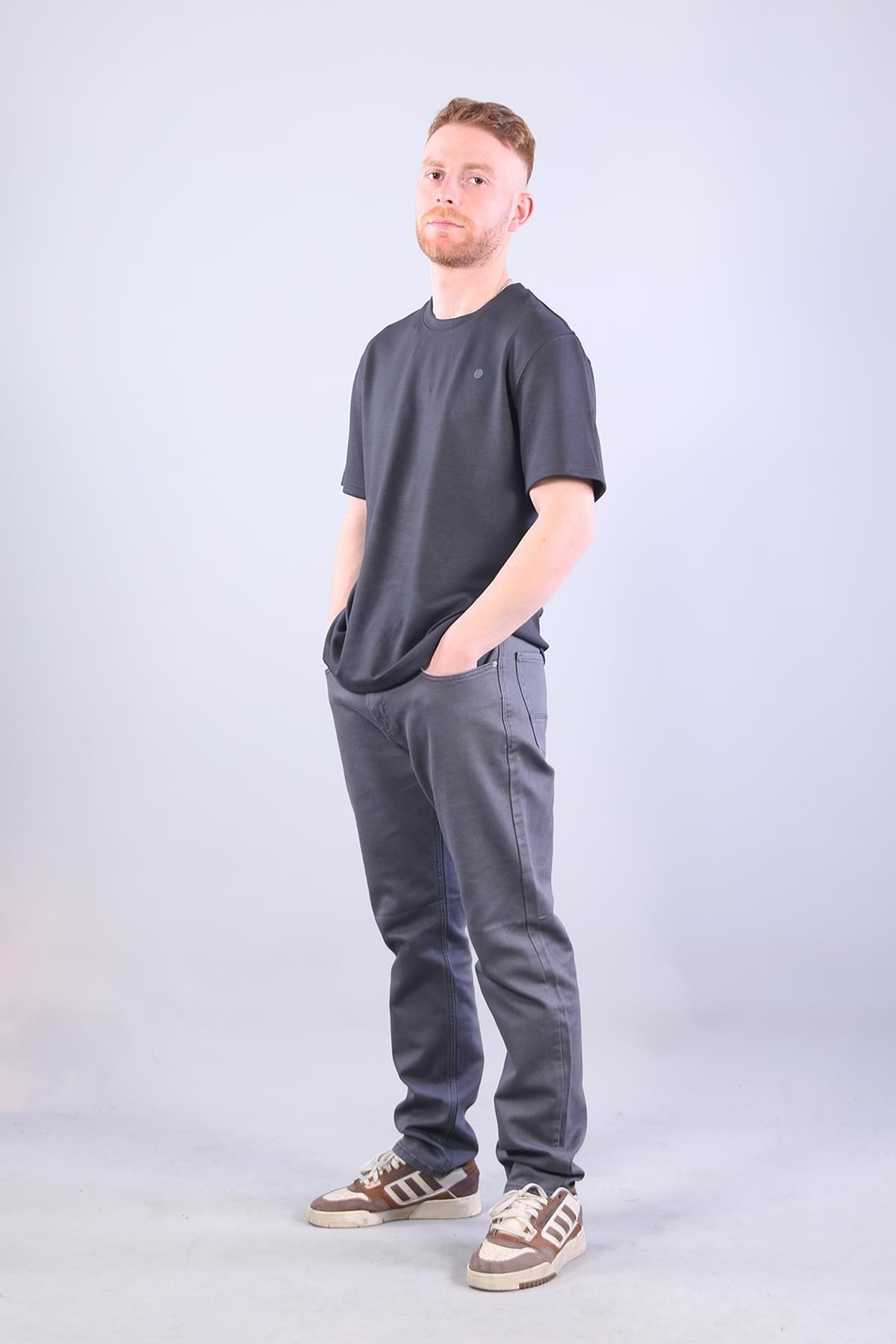 T-shirtmckanzie4028 (1229) Modal Kumaş O Yaka T-shirtkadınerkek