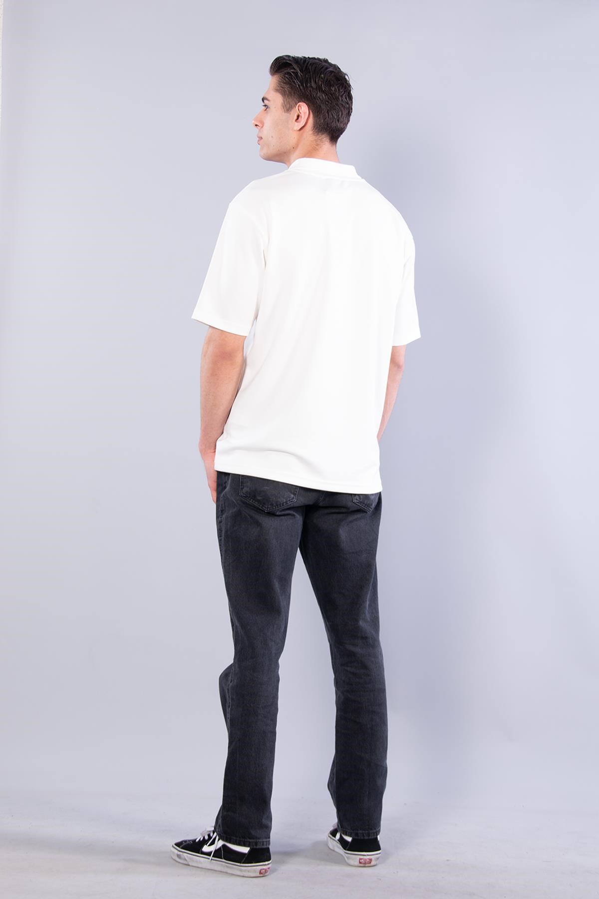 T-shirtmckanzie4029 Yakalı Düğmesiz Modal T-shirtkadınerkek