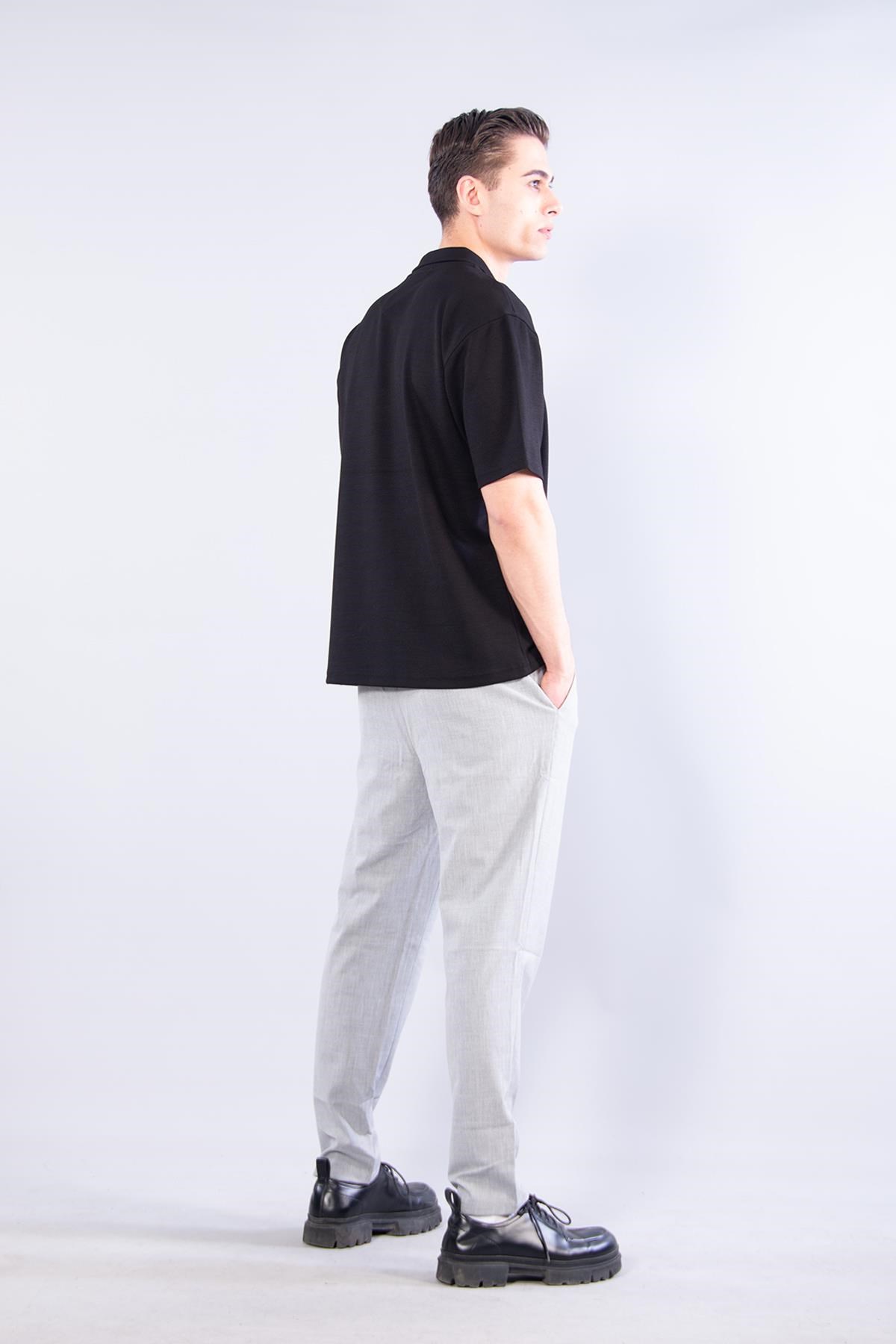 T-shirtmckanzie4029 Yakalı Düğmesiz Modal T-shirtkadınerkek