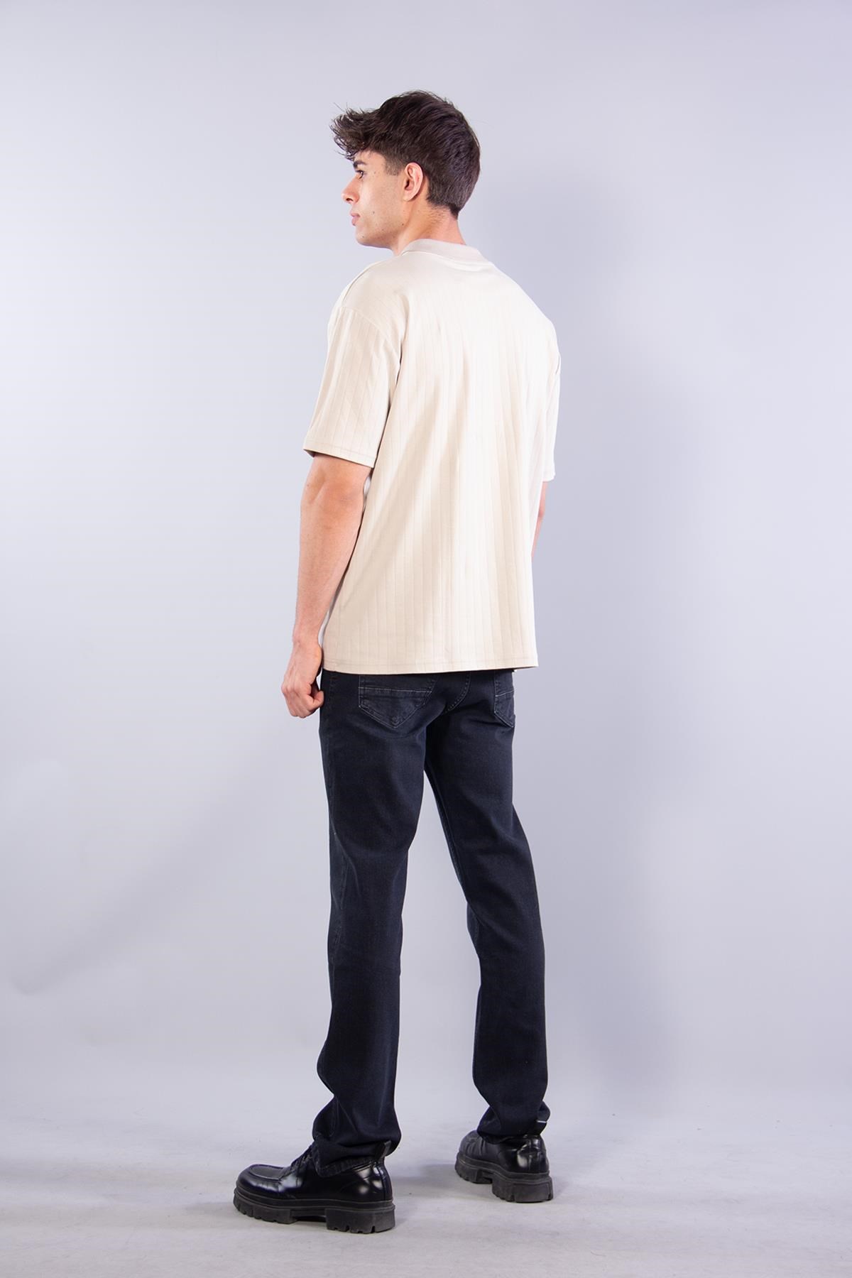 T-shirtmckanzie4051 Düğmeli Yakalı Kendinden Şeritli T-shirtkadınerkek