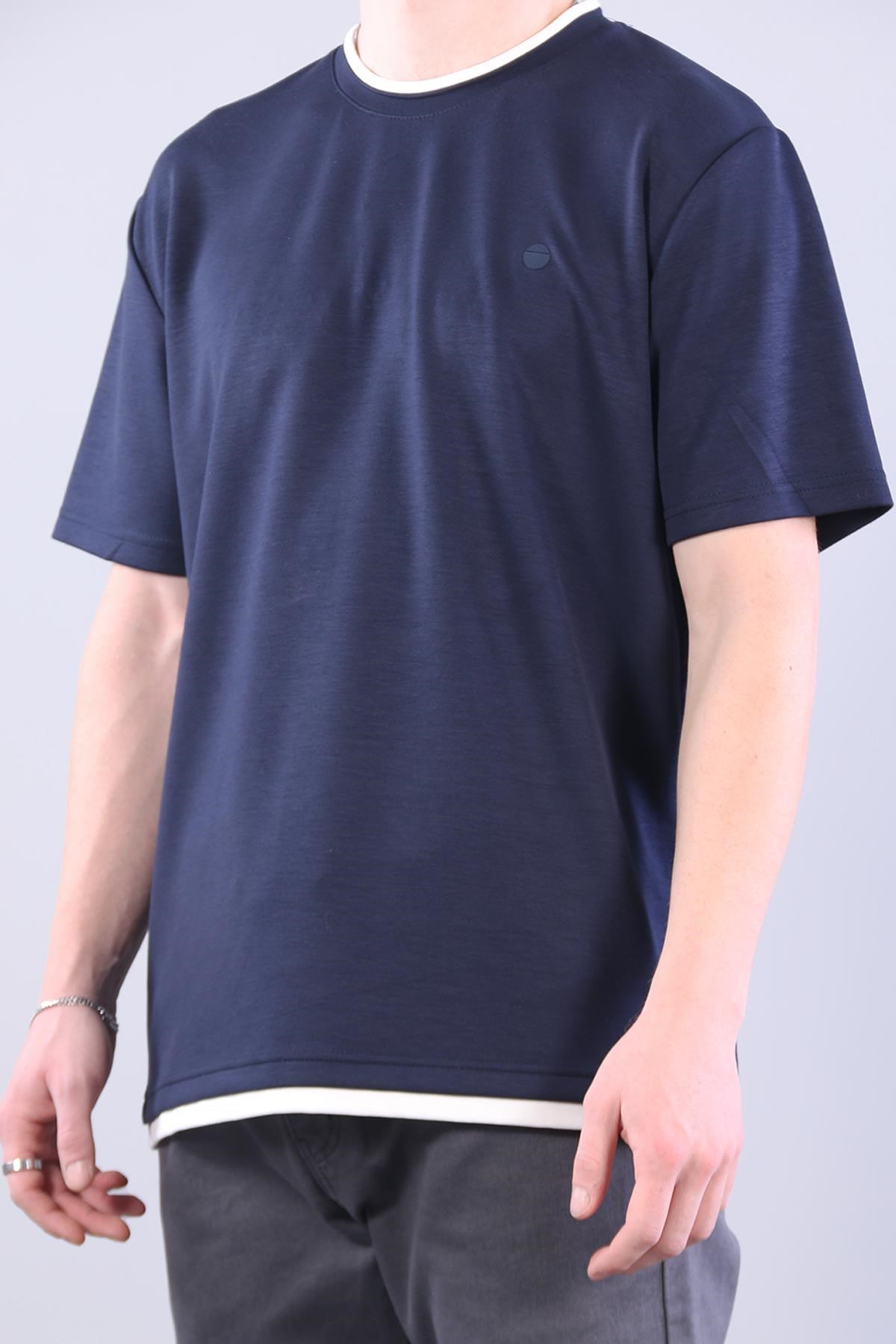 T-shirtmckanzie4091 O Yaka Etek Ucu Farklı T-shirtkadınerkek