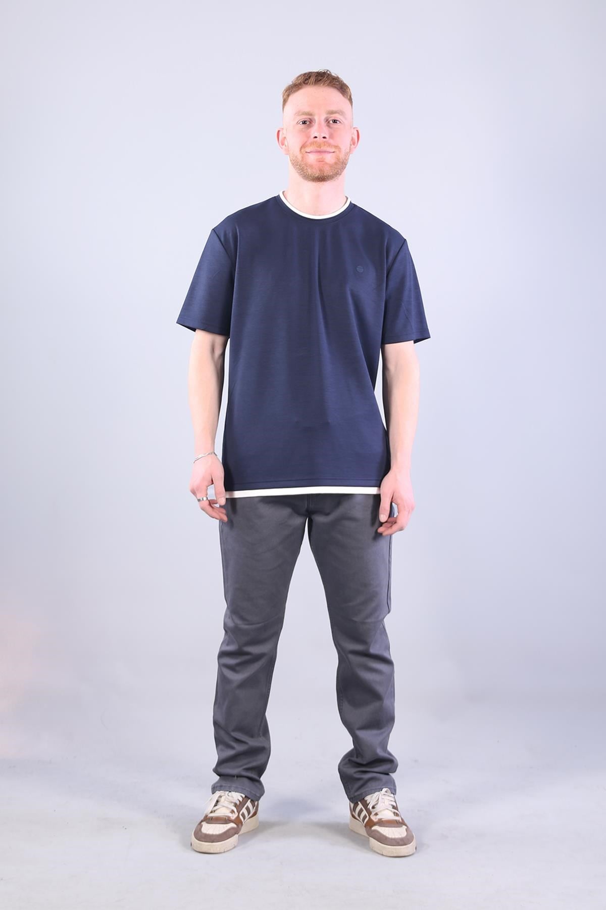 T-shirtmckanzie4091 O Yaka Etek Ucu Farklı T-shirtkadınerkek