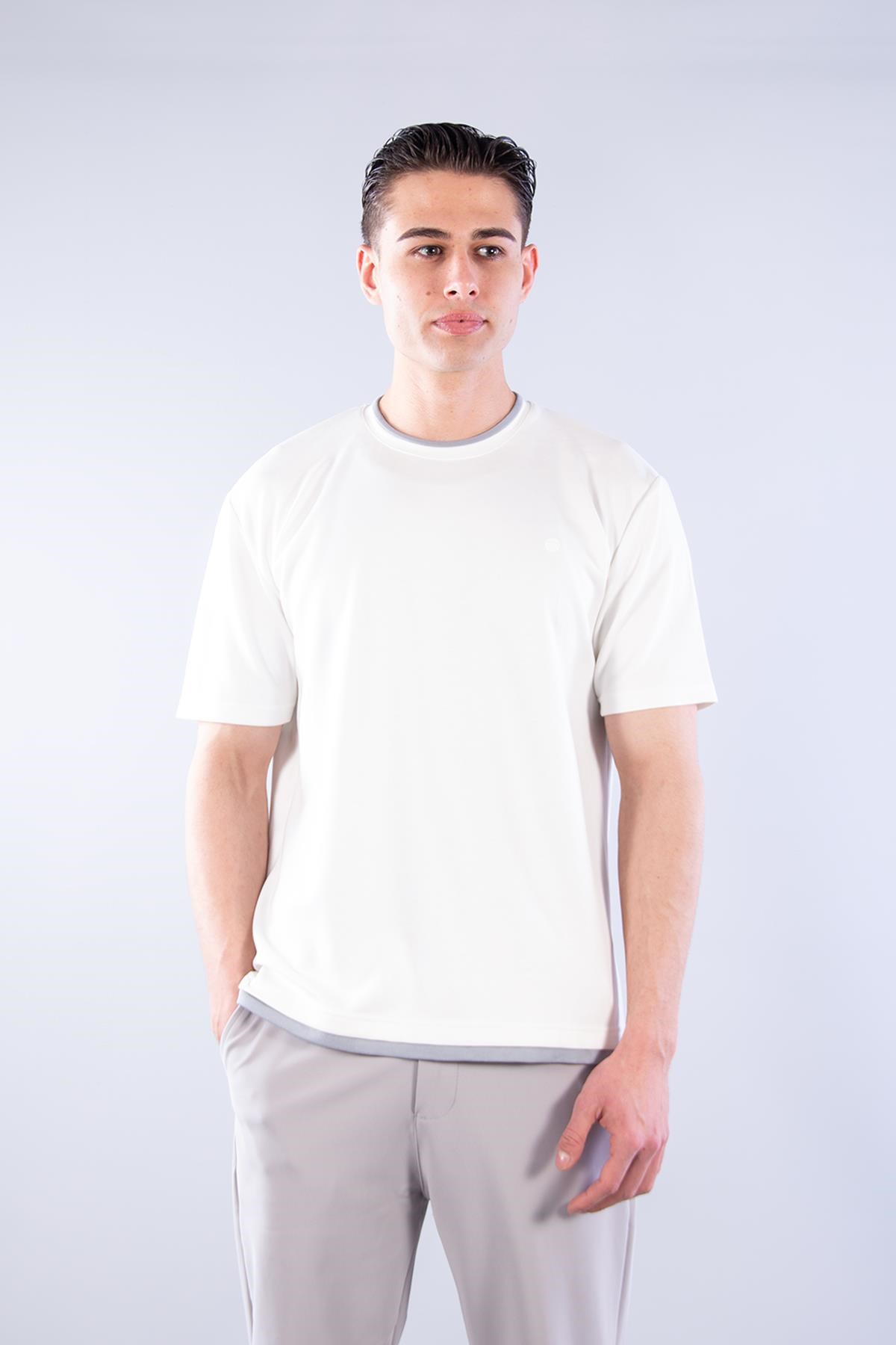 T-shirtmckanzie4091 O Yaka Etek Ucu Farklı T-shirtkadınerkek