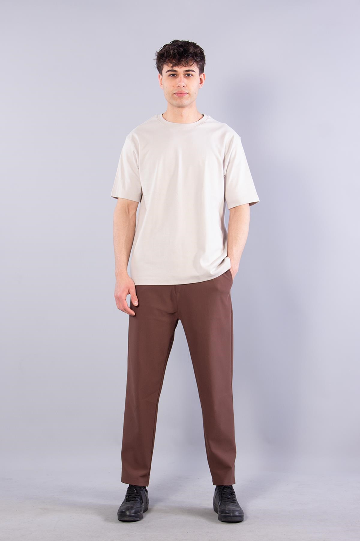 T-shirtmckanzie4114 O Yaka 36/1 Kumaş T-shirtkadınerkek