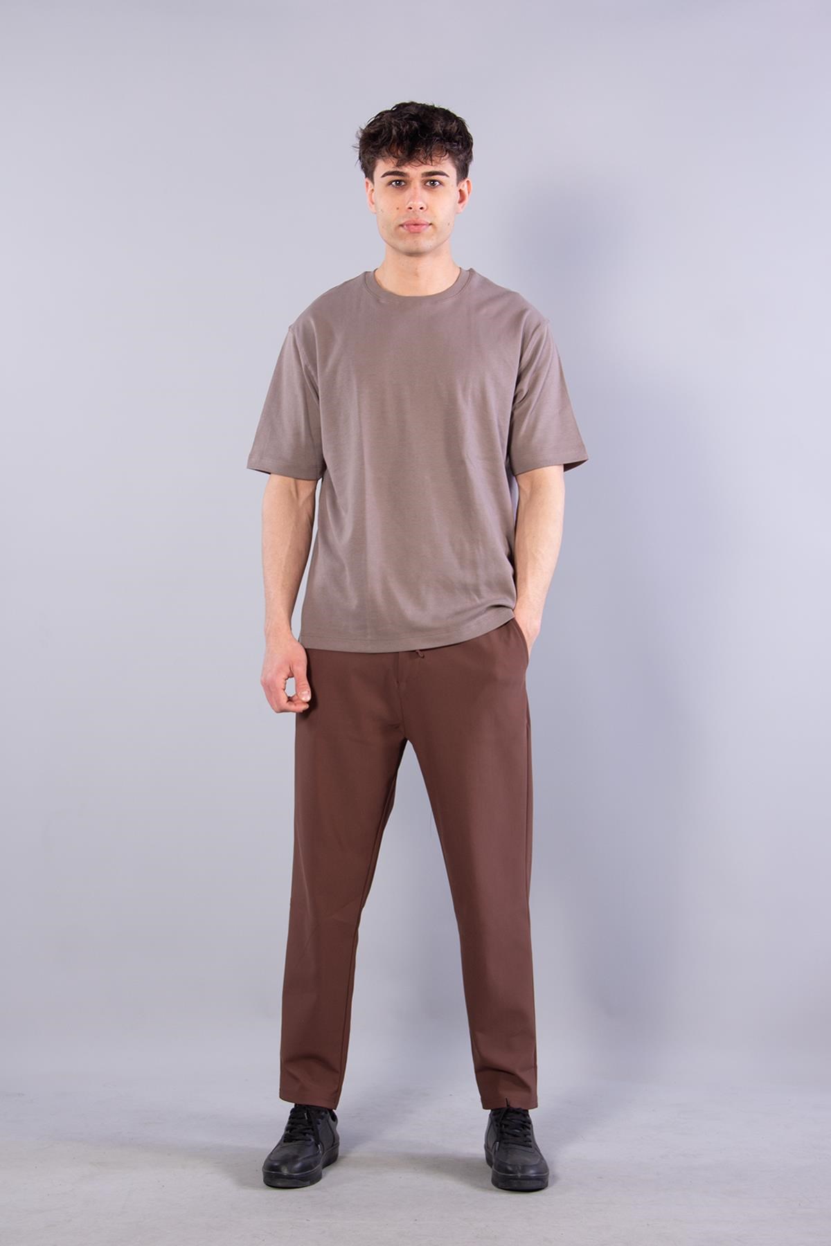T-shirtmckanzie4114 O Yaka 36/1 Kumaş T-shirtkadınerkek