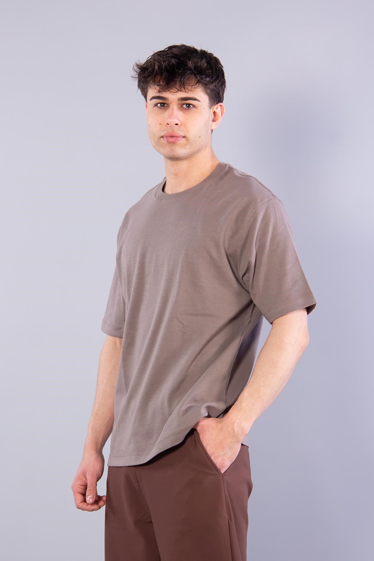T-shirtmckanzie4114 O Yaka 36/1 Kumaş T-shirtkadınerkek