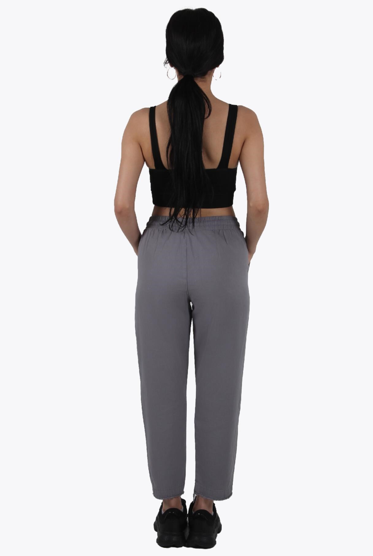 Pantolonmckanzie4228 Beli Lastikli Paçası Püsküllü Pantolonkadınerkek