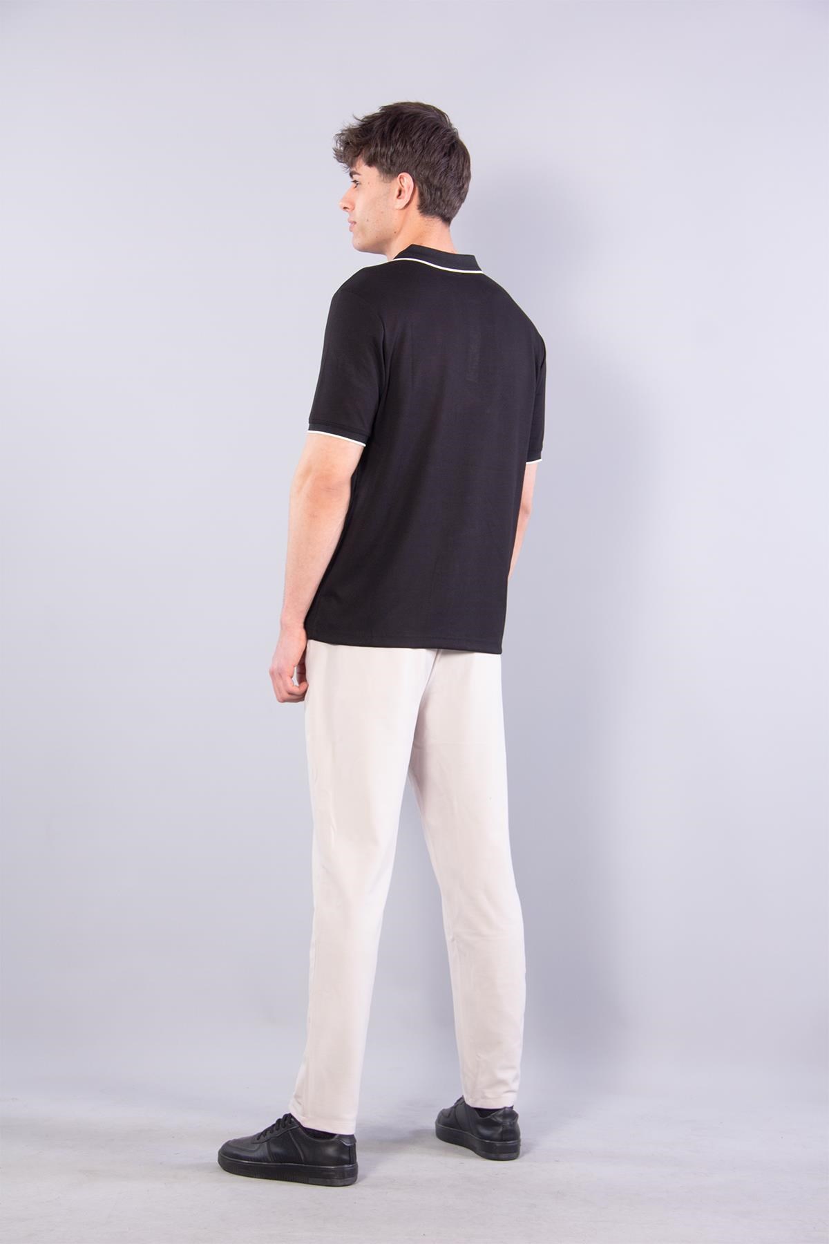 T-shirtmckanzie4626 Modal Omuz Parçalı Yakalı T-shirtkadınerkek