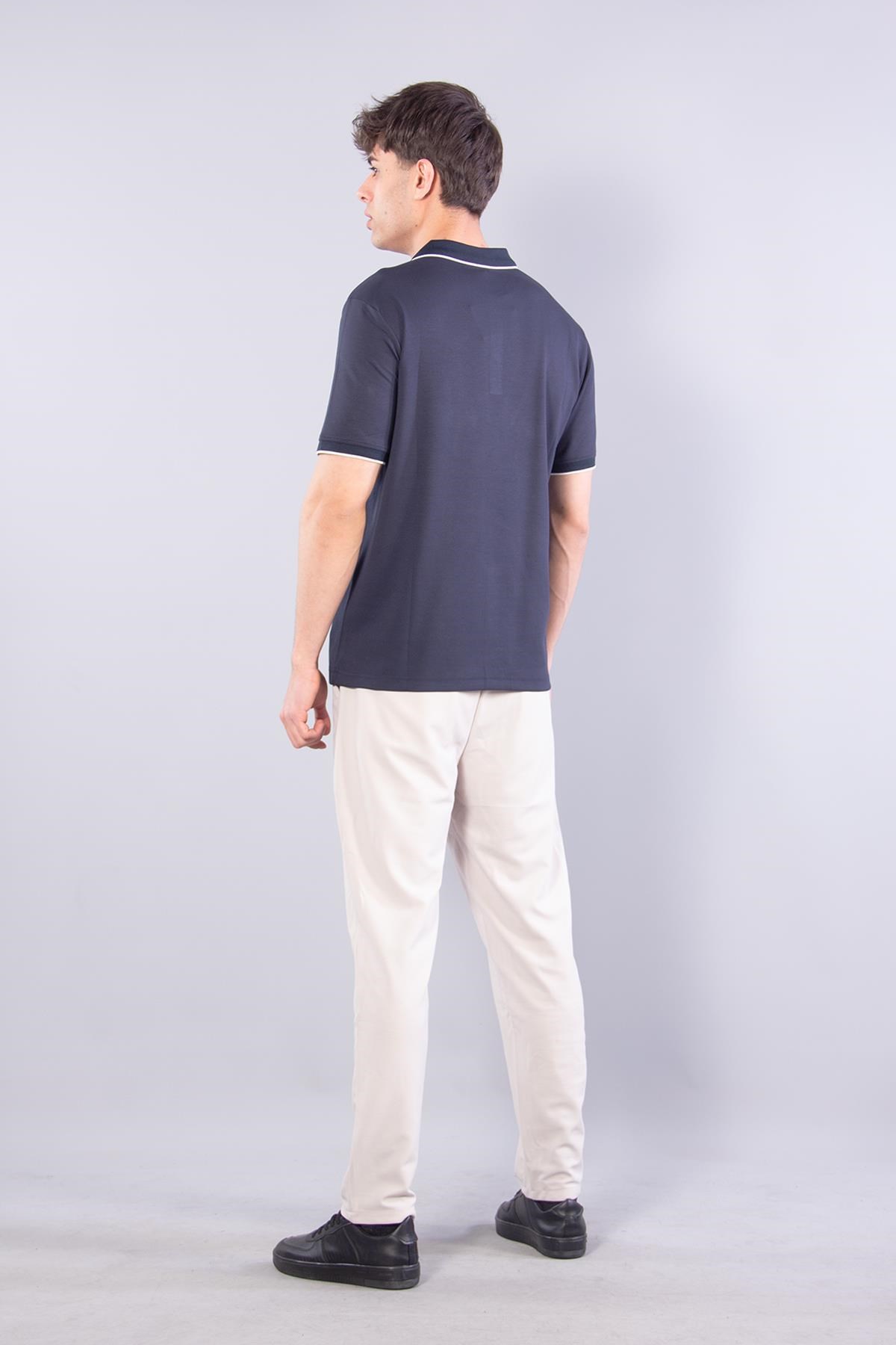 T-shirtmckanzie4626 Modal Omuz Parçalı Yakalı T-shirtkadınerkek