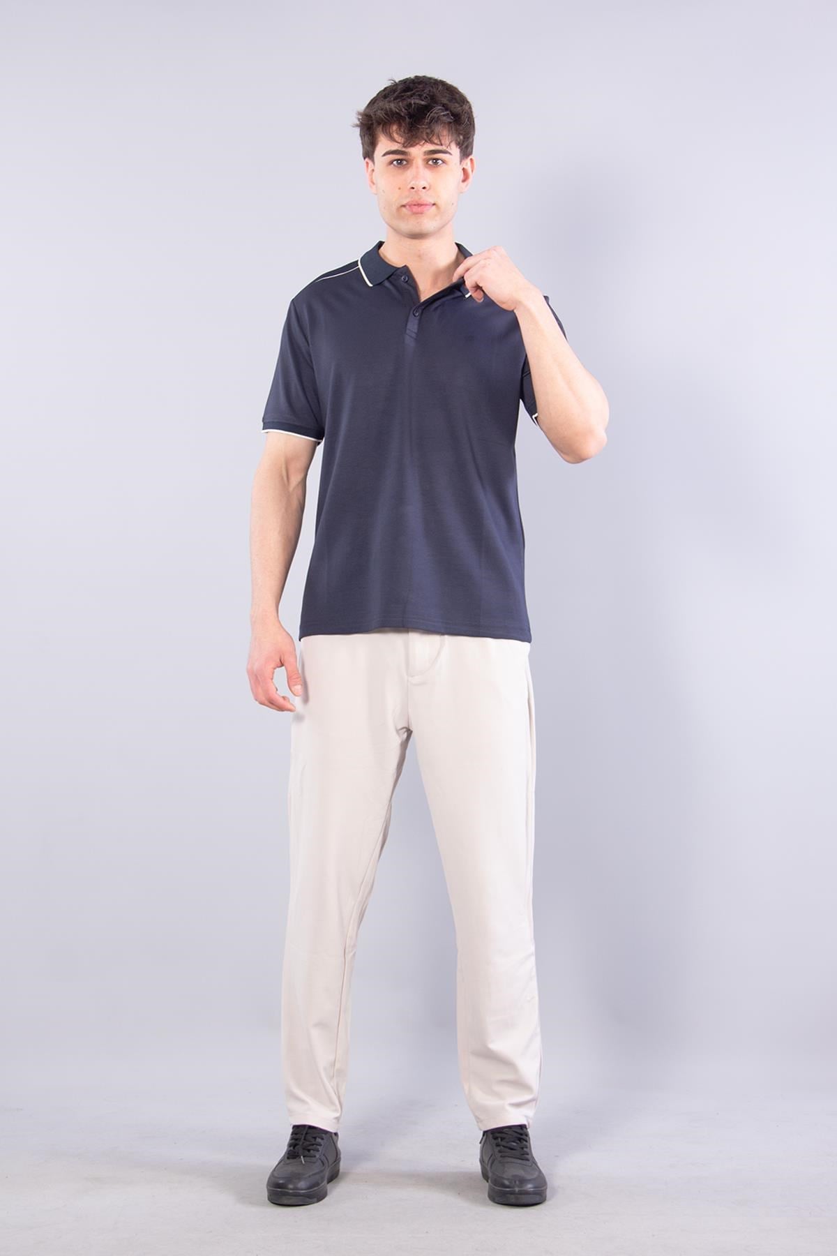 T-shirtmckanzie4626 Modal Omuz Parçalı Yakalı T-shirtkadınerkek