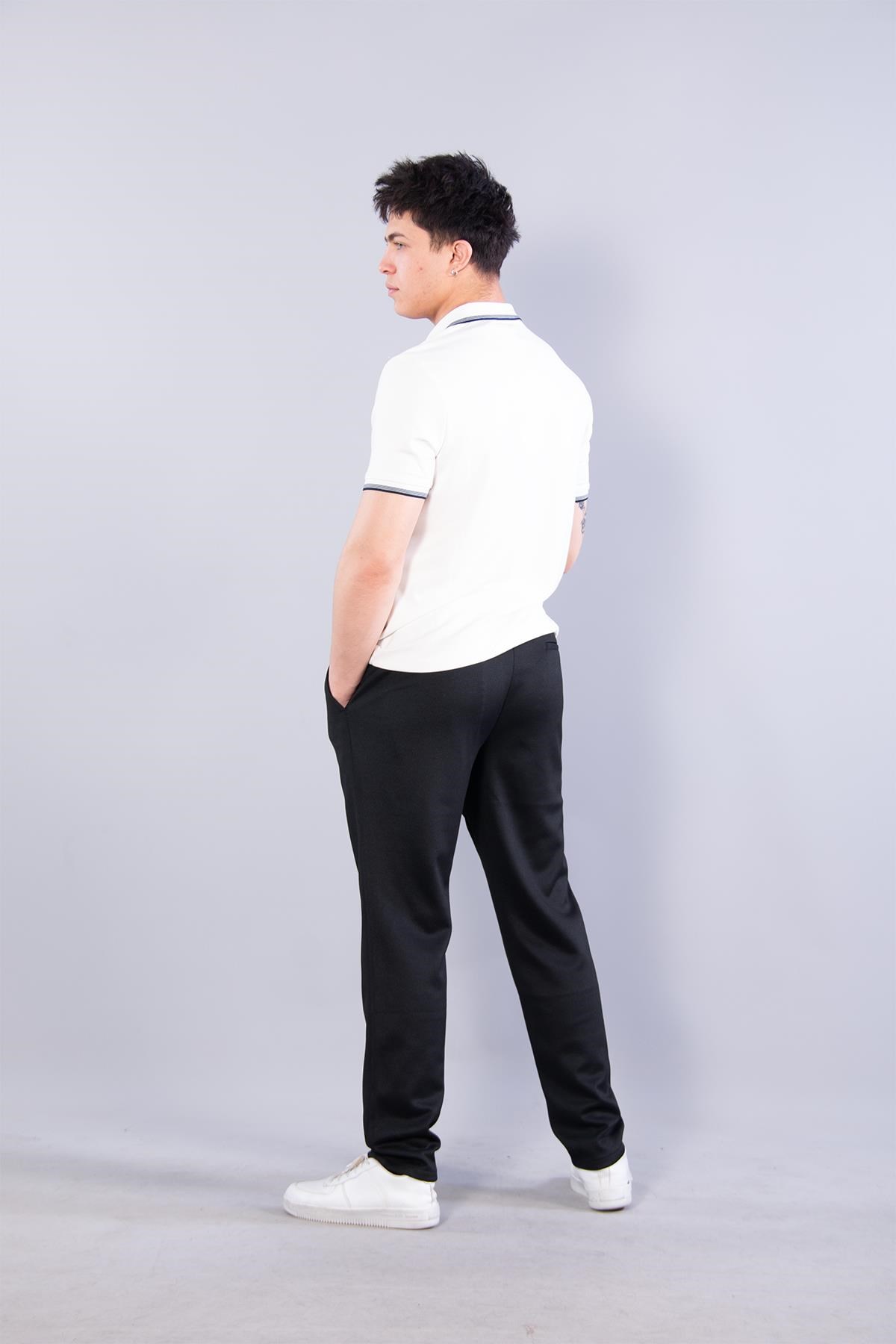 T-shirtmckanzie4662 Yakası Çizgili Modal T-shirtkadınerkek