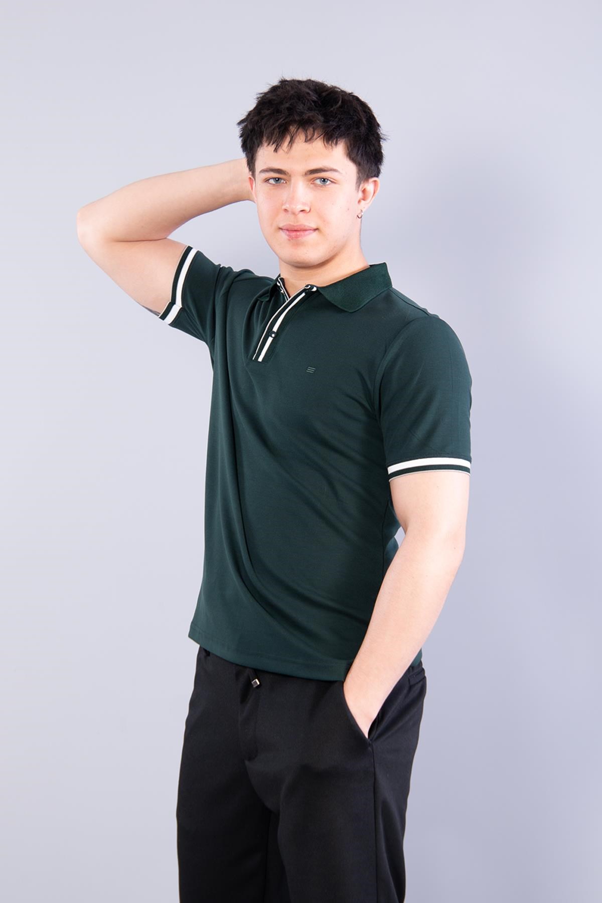 T-shirtmckanzie4667 Yakalı Modal T-shirtkadınerkek