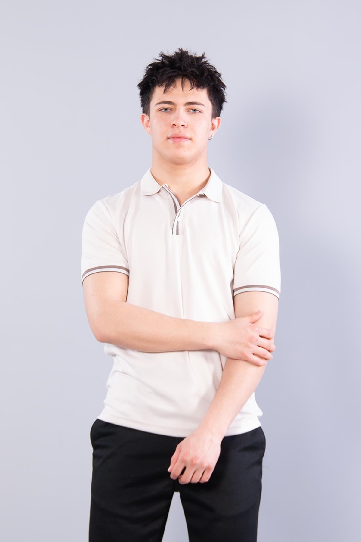 T-shirtmckanzie4667 Yakalı Modal T-shirtkadınerkek