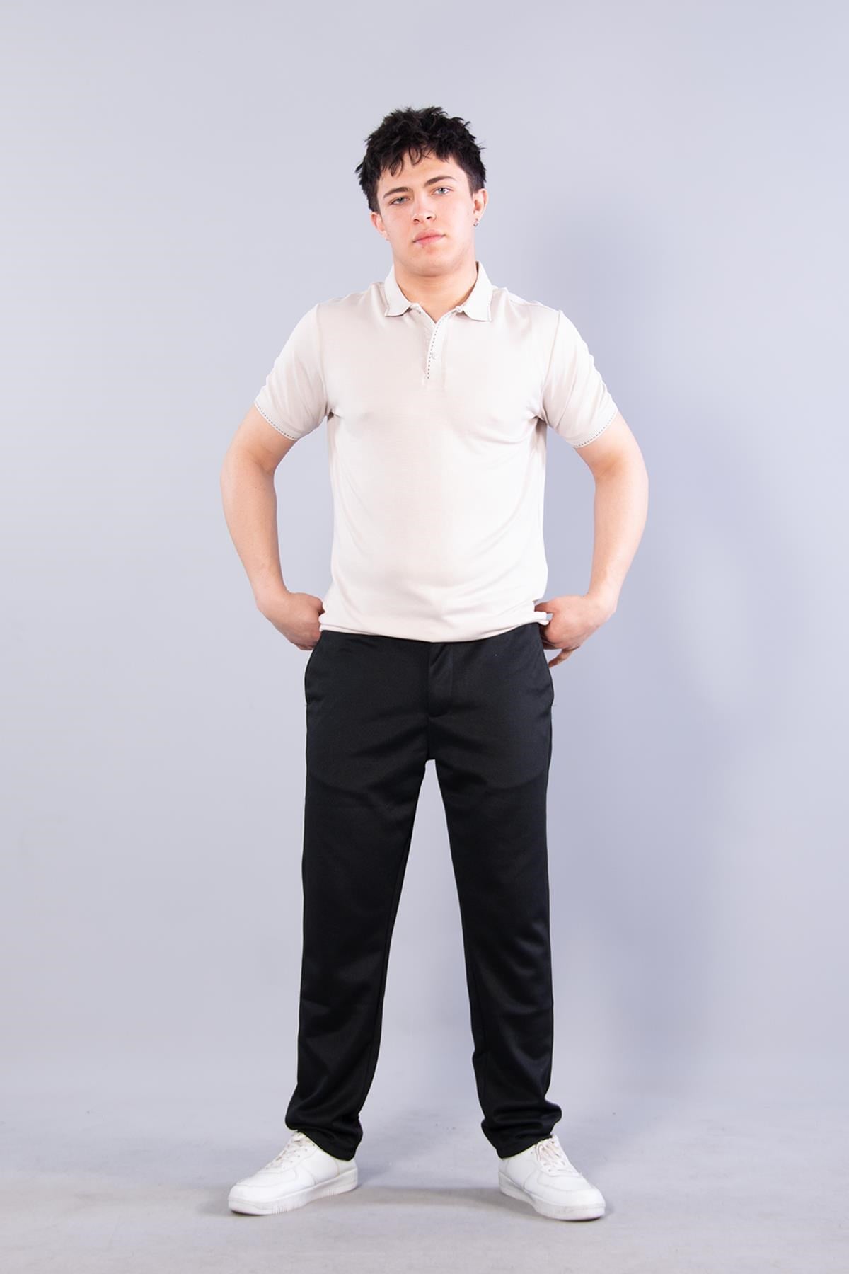 T-shirtmckanzie4668 Yaka Kol Ucu Noktalı Modal T-shirtkadınerkek