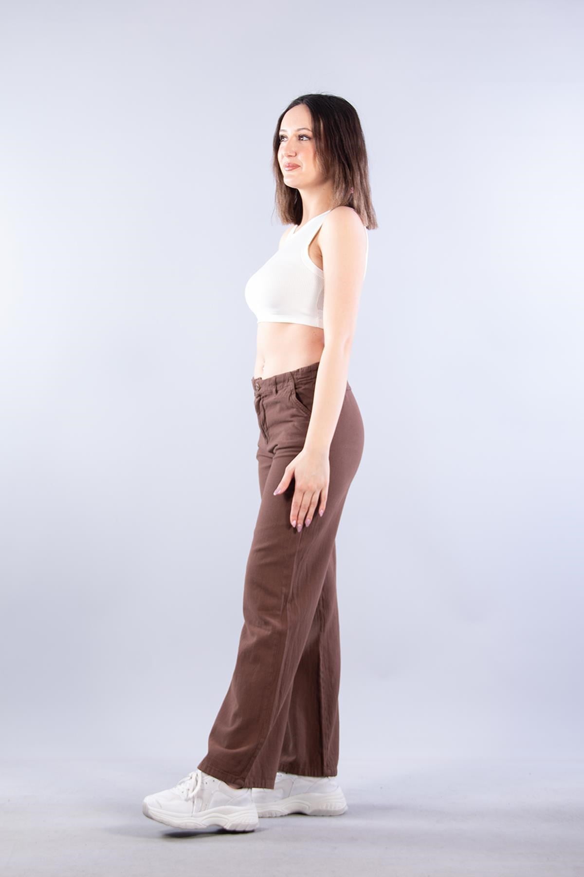 Pantolonmckanzie5219 (6230) Beli Süs İpli Pol Paça Pantolonkadınerkek
