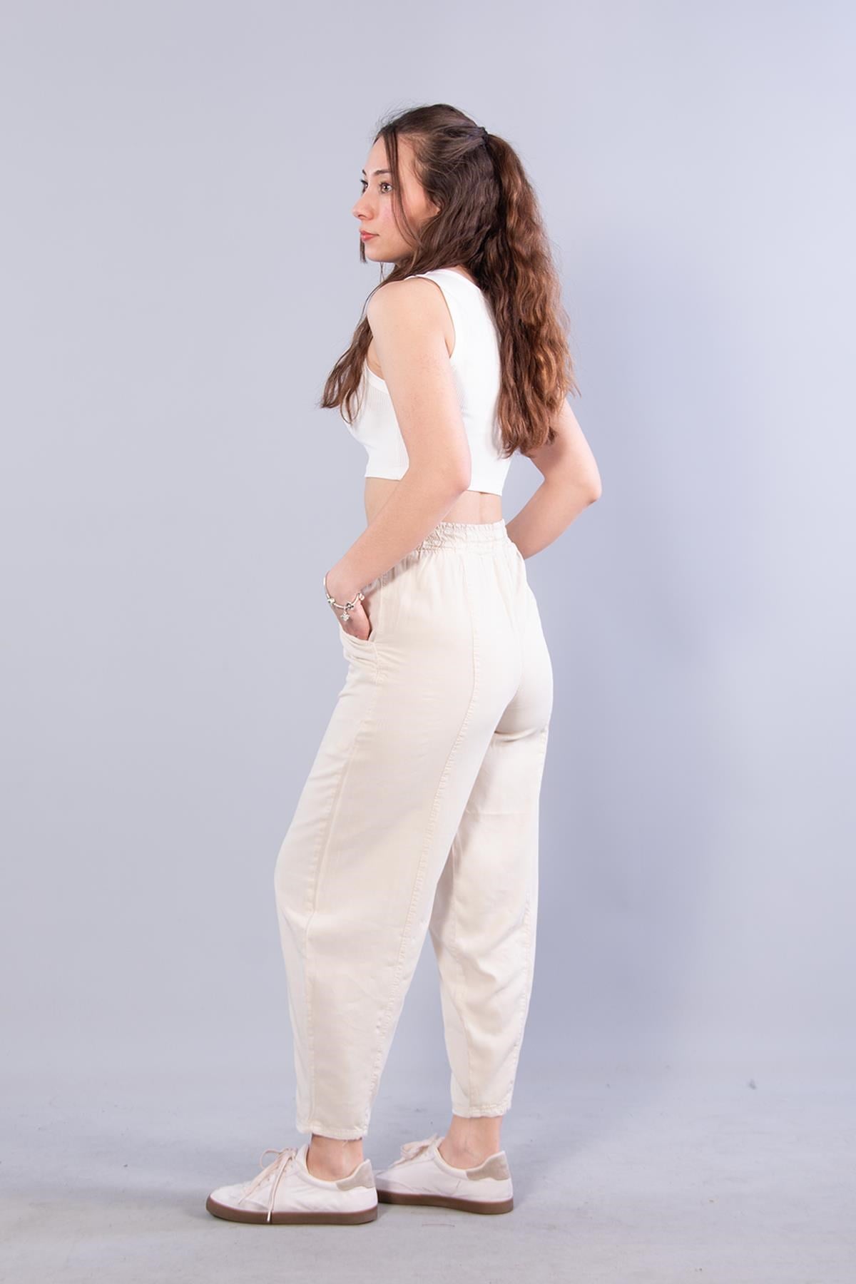 Pantolonmckanzie5456 Paça Ortası Dikiş Modelli Tensel Balon Pantolonkadınerkek