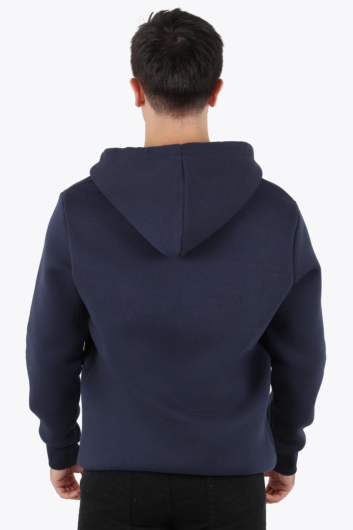 Sweatmckanzie5487 Fermuarlı Kapşonlu Kanguru Cep 3 İplik Şardonlu Sweatkadınerkek