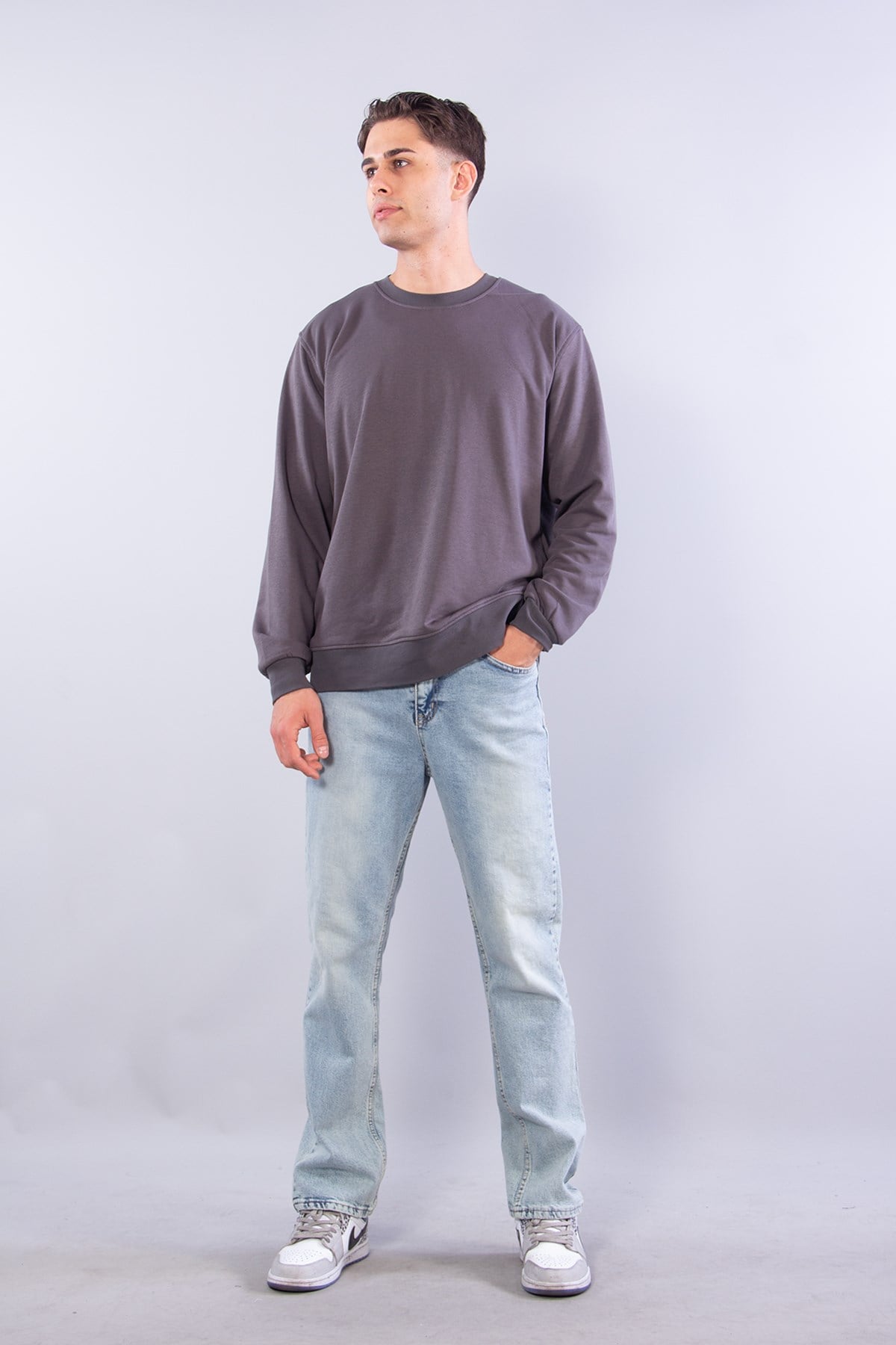 Sweatmckanzie5879 Üç İplik Şardonsuz Sweatkadınerkek