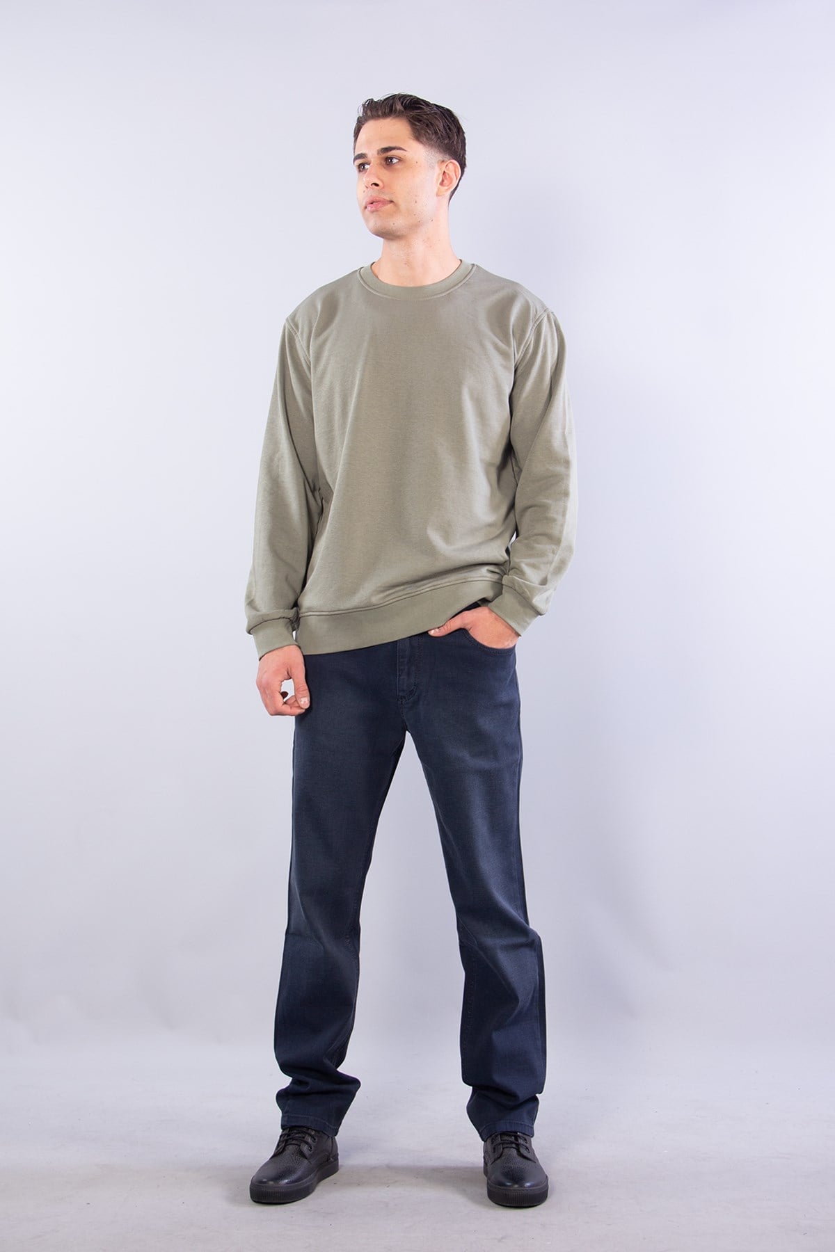 Sweatmckanzie5879 Üç İplik Şardonsuz Sweatkadınerkek