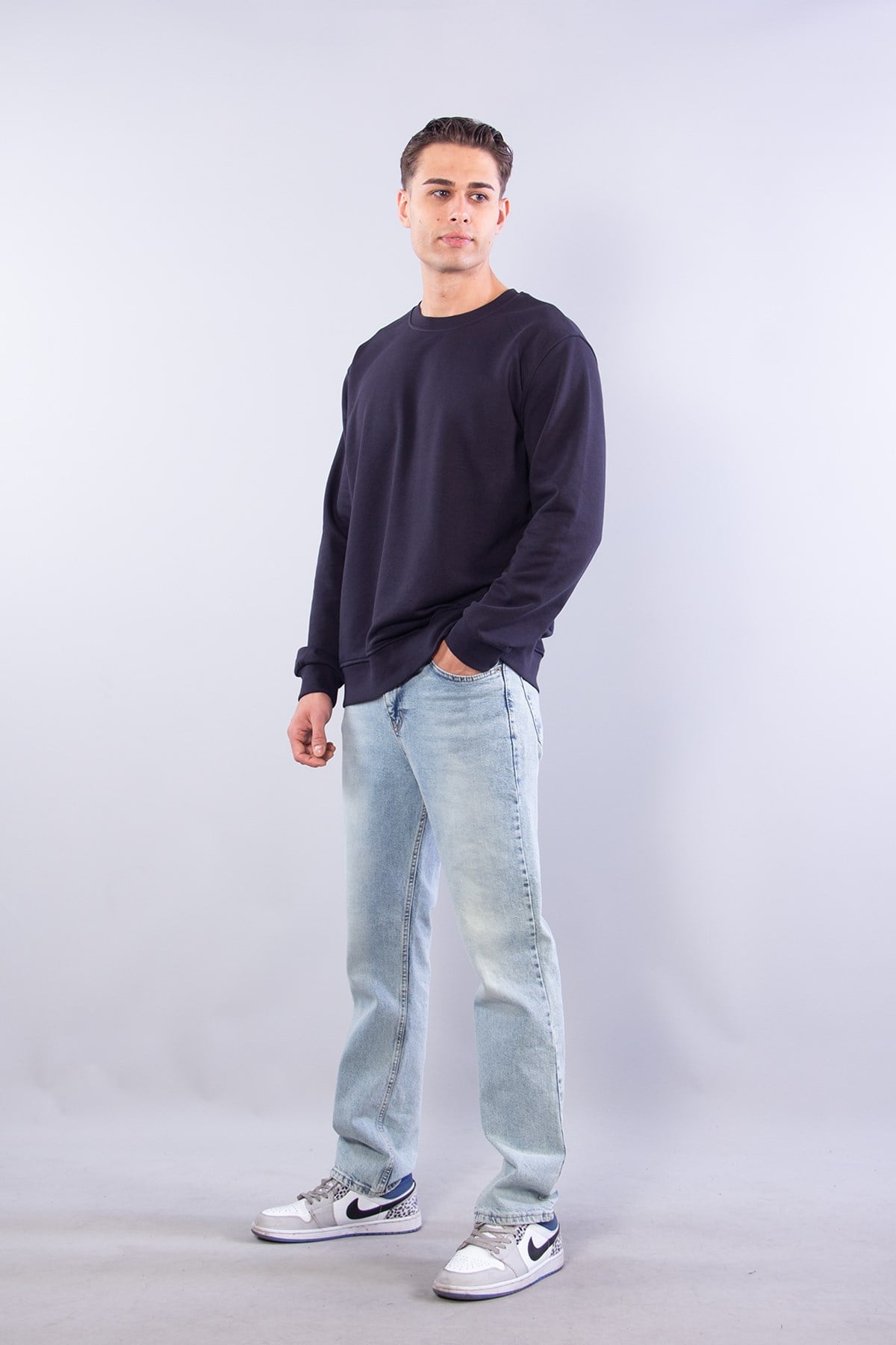 Sweatmckanzie5879 Üç İplik Şardonsuz Sweatkadınerkek