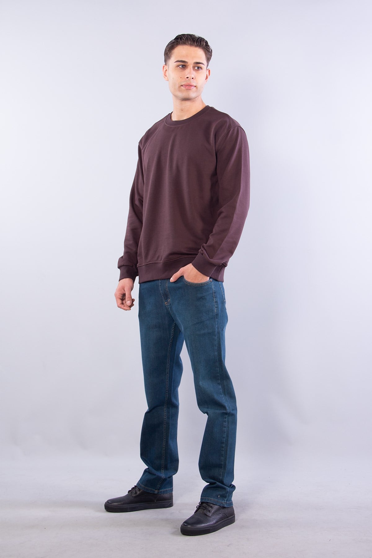 Sweatmckanzie5879 Üç İplik Şardonsuz Sweatkadınerkek