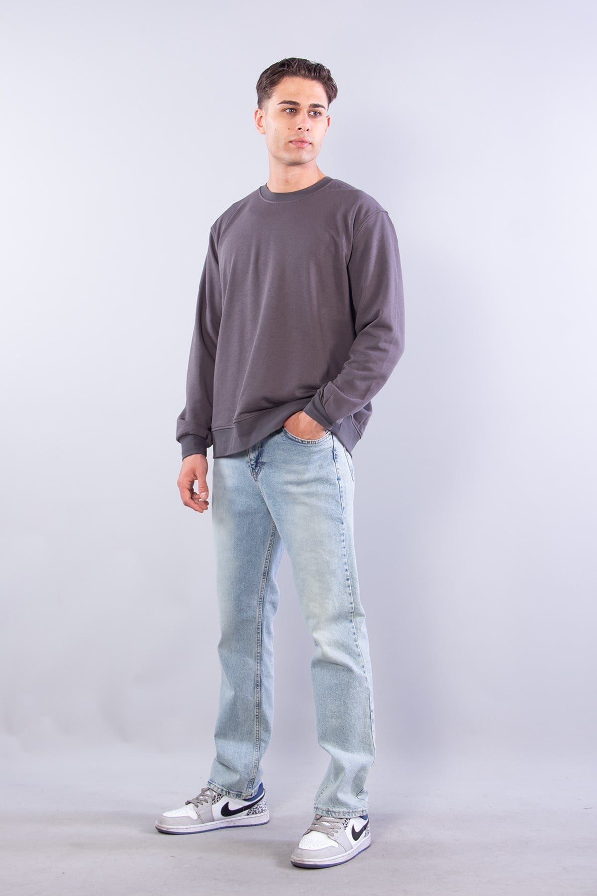 Sweatmckanzie5879 Üç İplik Şardonsuz Sweatkadınerkek
